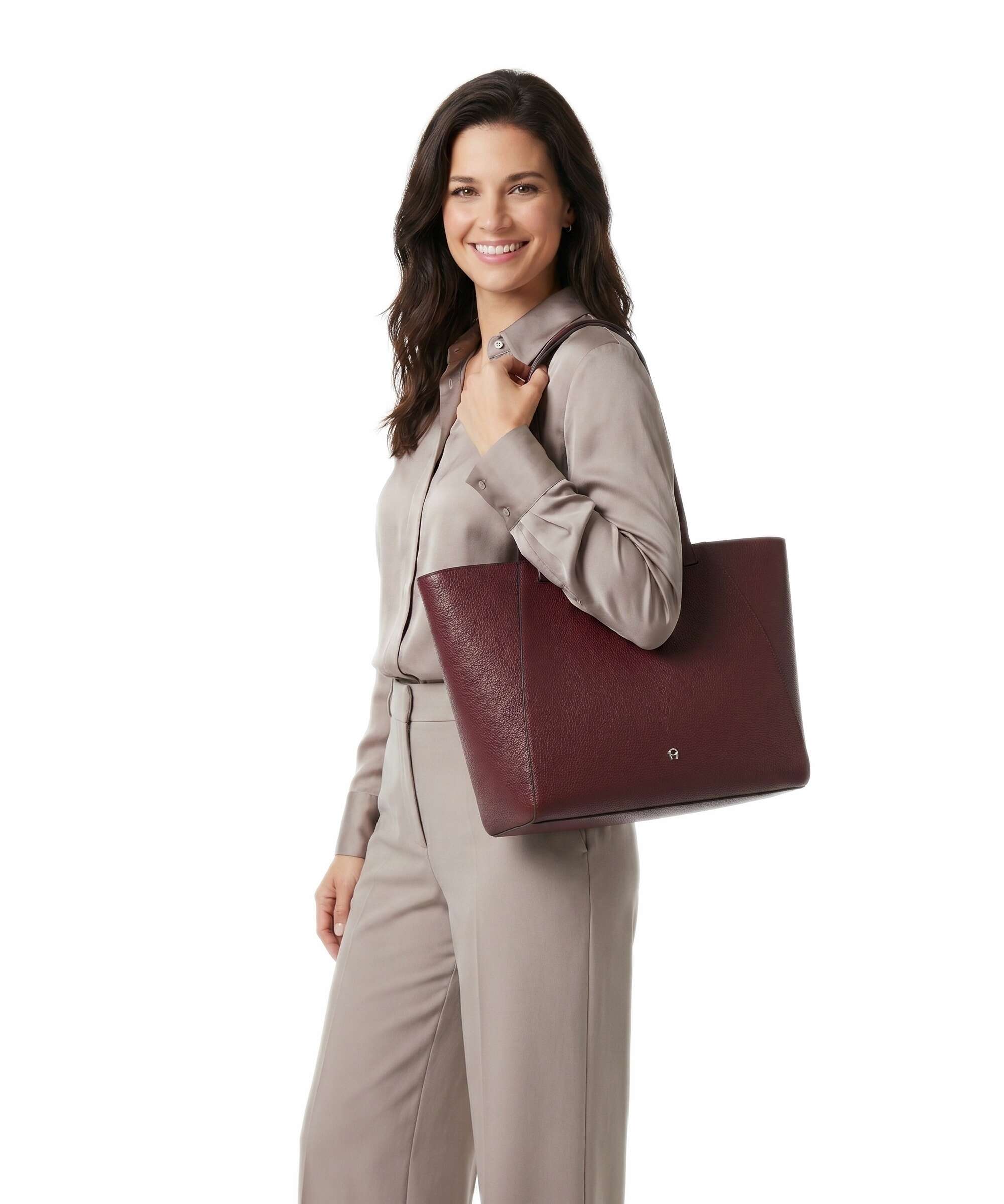 Aigner Pura L Torba na zakupy burgundy - Image 3