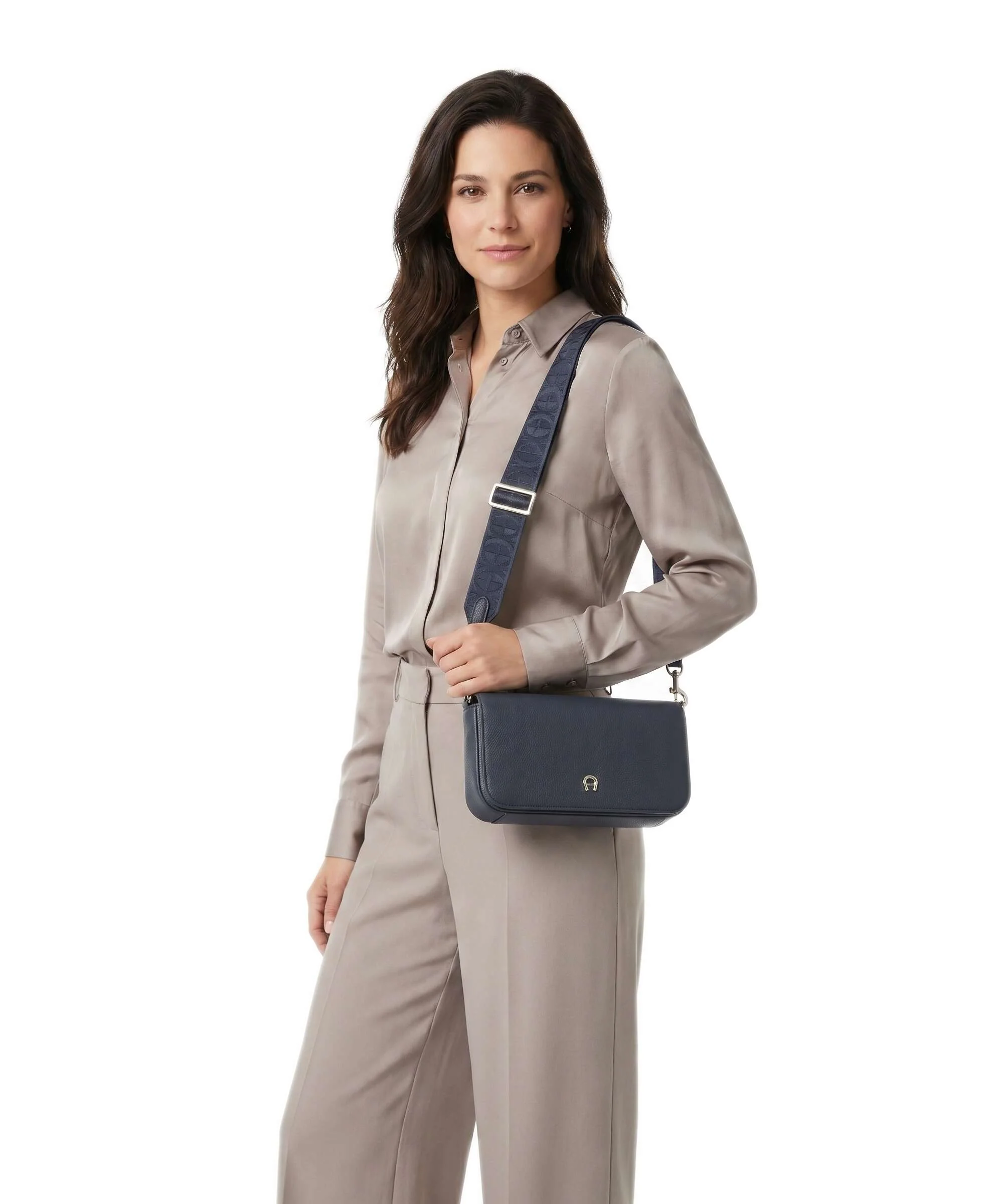 Aigner Zita S Torba przez ramię cosmic blue - Image 3