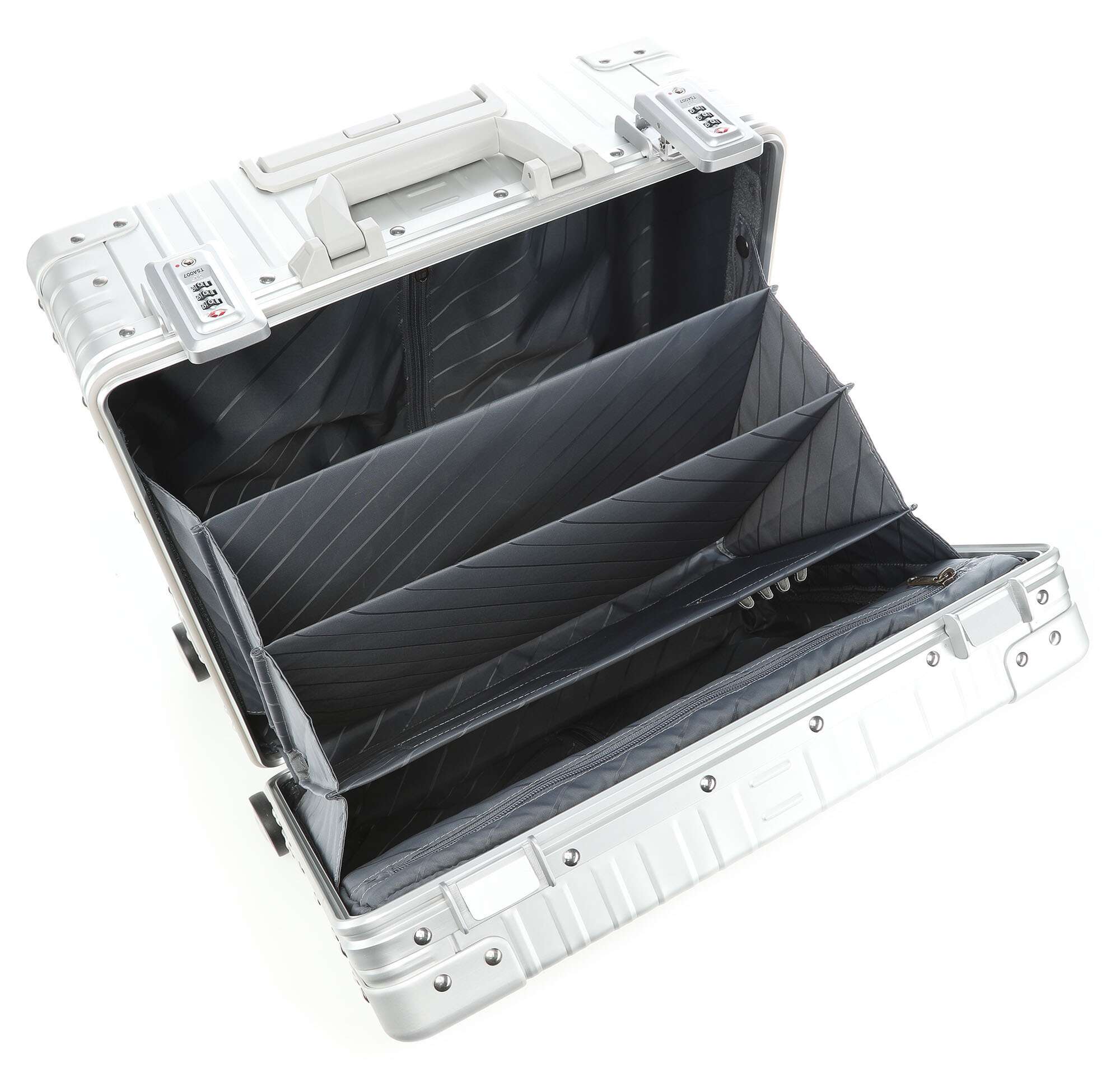 Aleon 17 Deluxe Walizka na 4 kołach platinum - Image 7