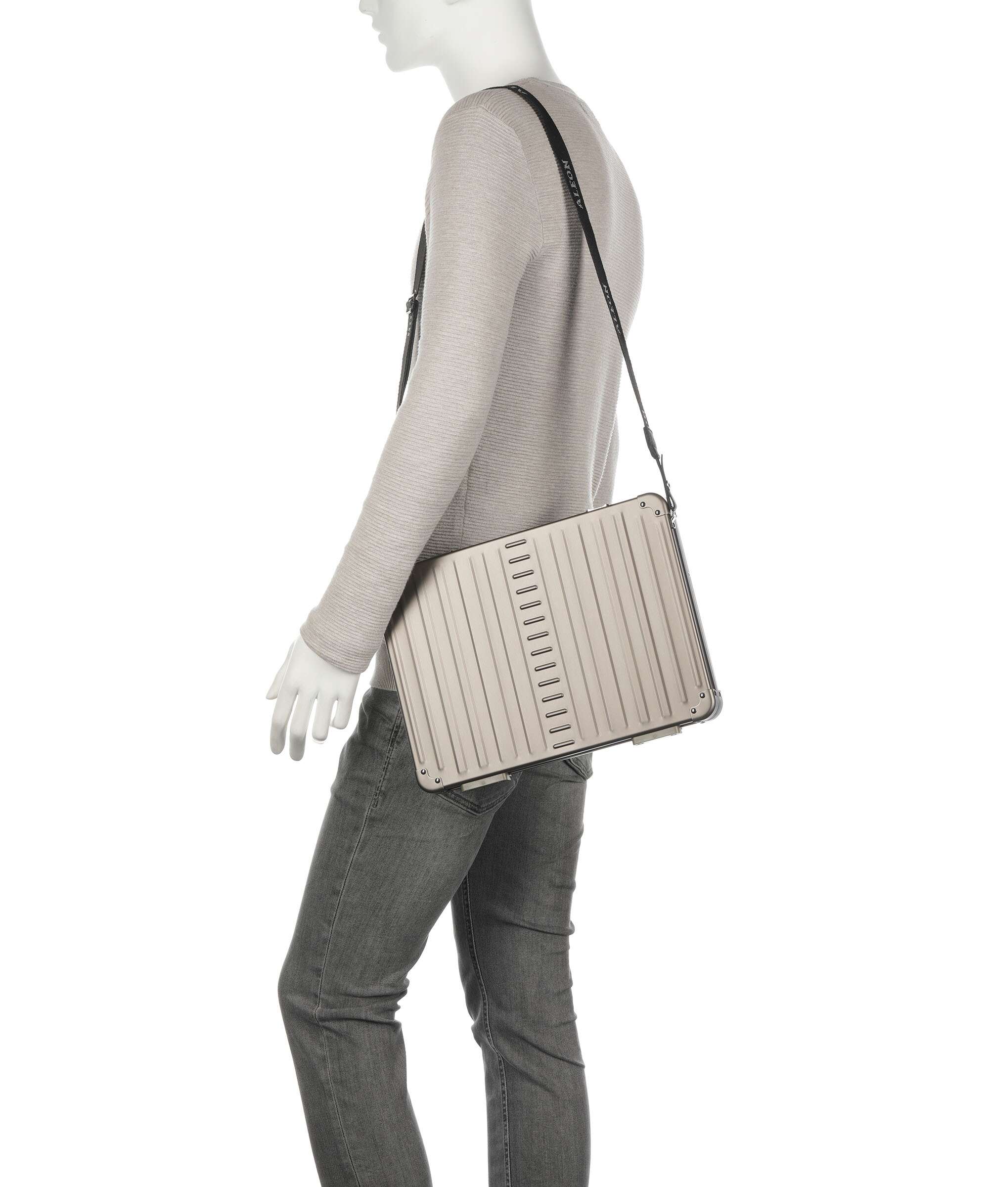 Aleon Classic Torba na laptopa platinum - Image 4