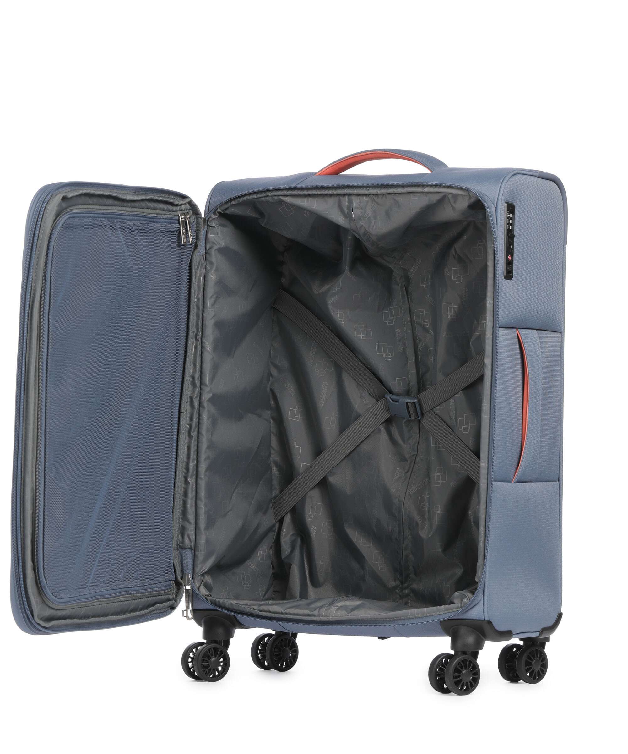 American Tourister Cloudrider M Walizka na 4 kołach stone blue - Image 6