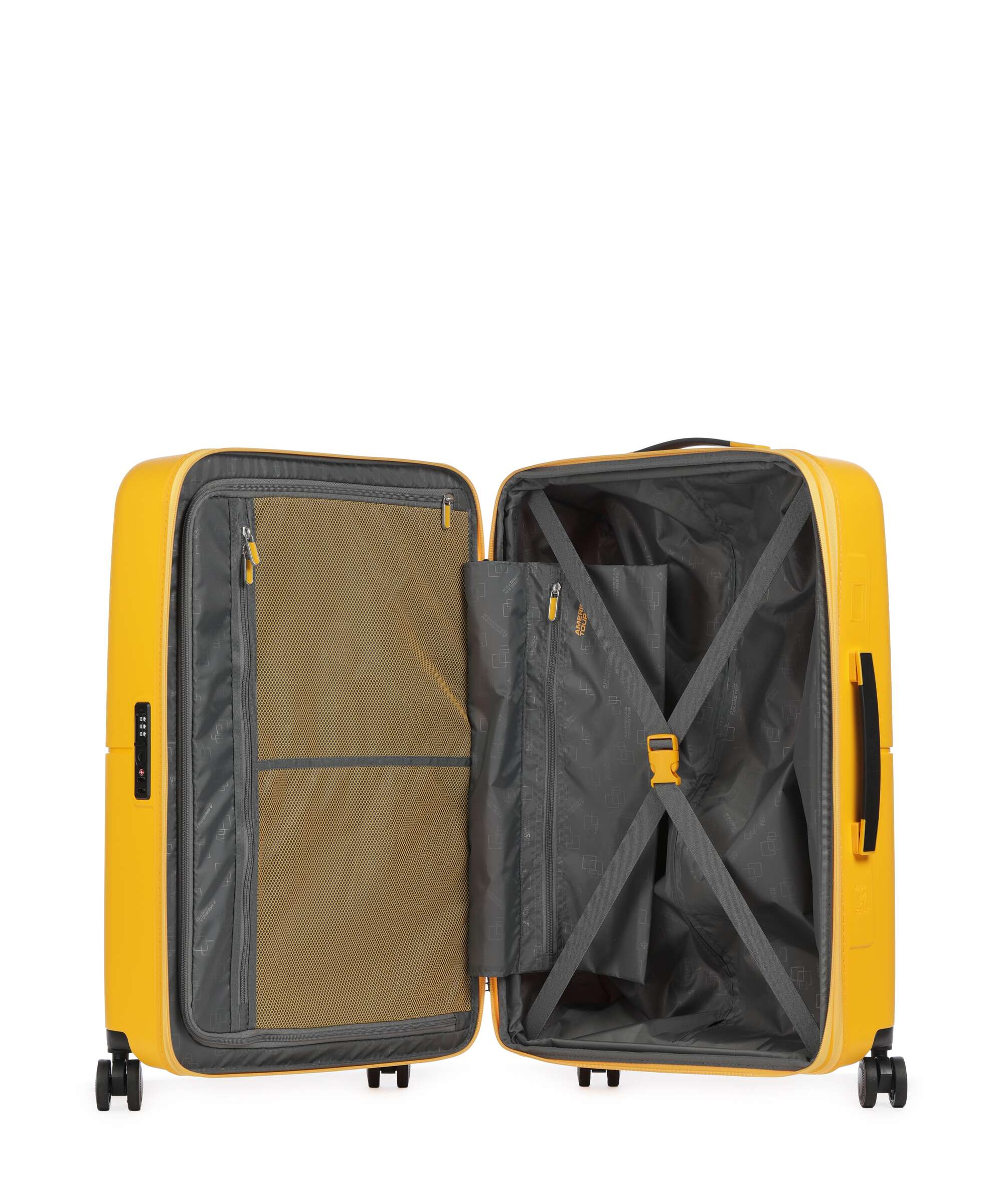 American Tourister Dashpop Walizka na 4 kołach golden yellow - Image 6