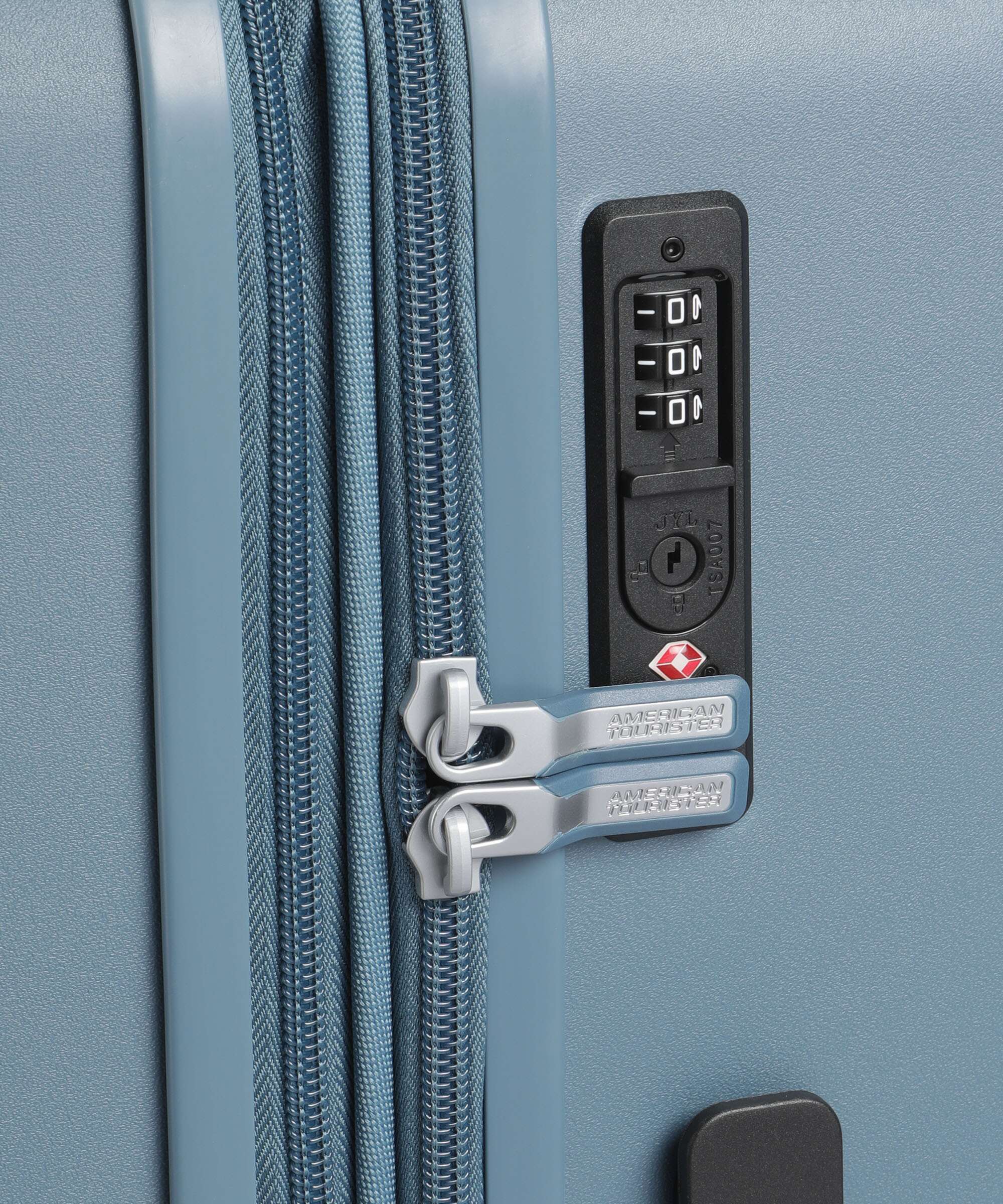 American Tourister Dynabelt Walizka na 4 kołach rainstorm blue - Image 3
