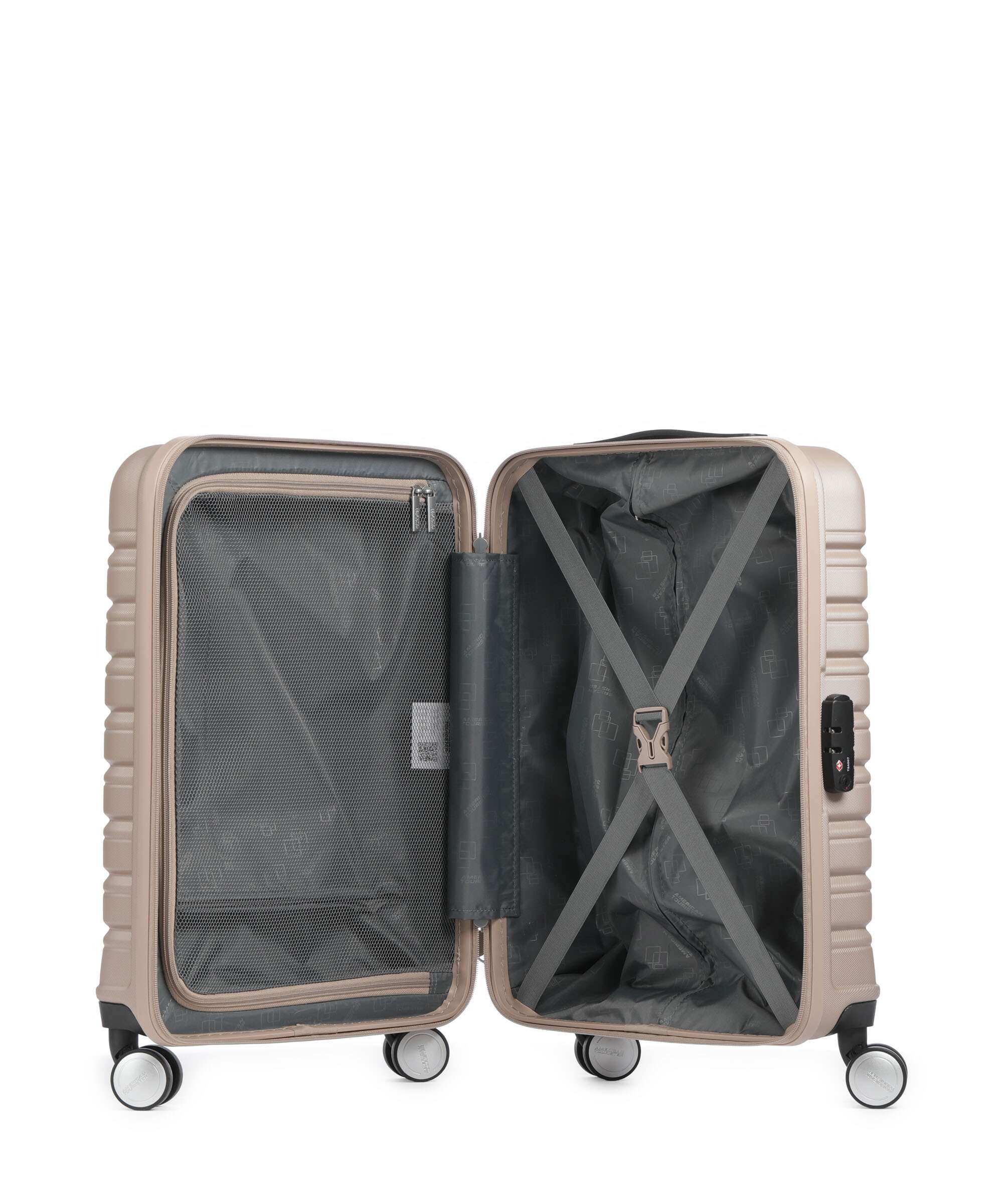 American Tourister Flashline Walizka na 4 kołach ivory gold - Image 5