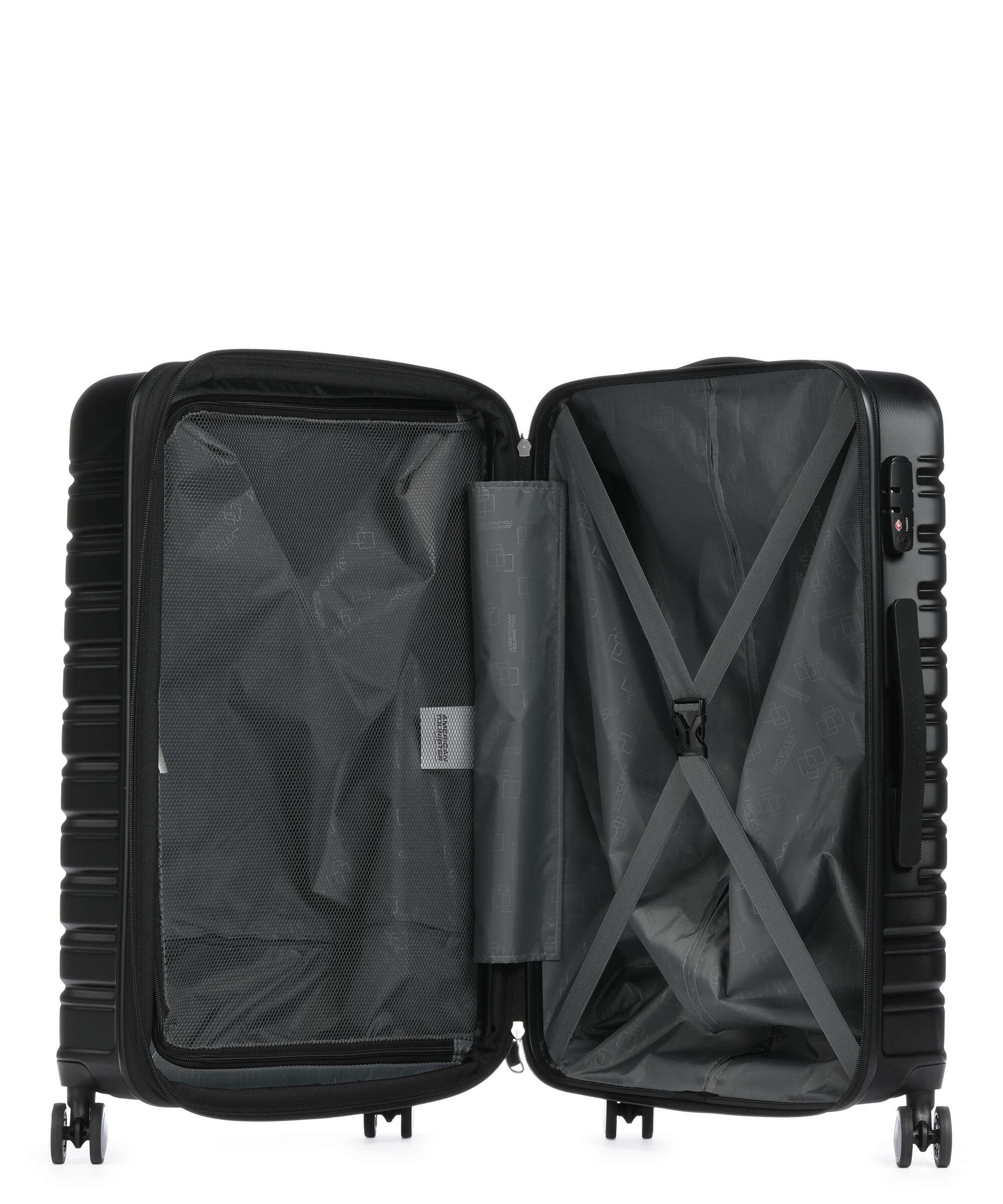 American Tourister Flashline Walizka na 4 kołach shadow black - Image 6