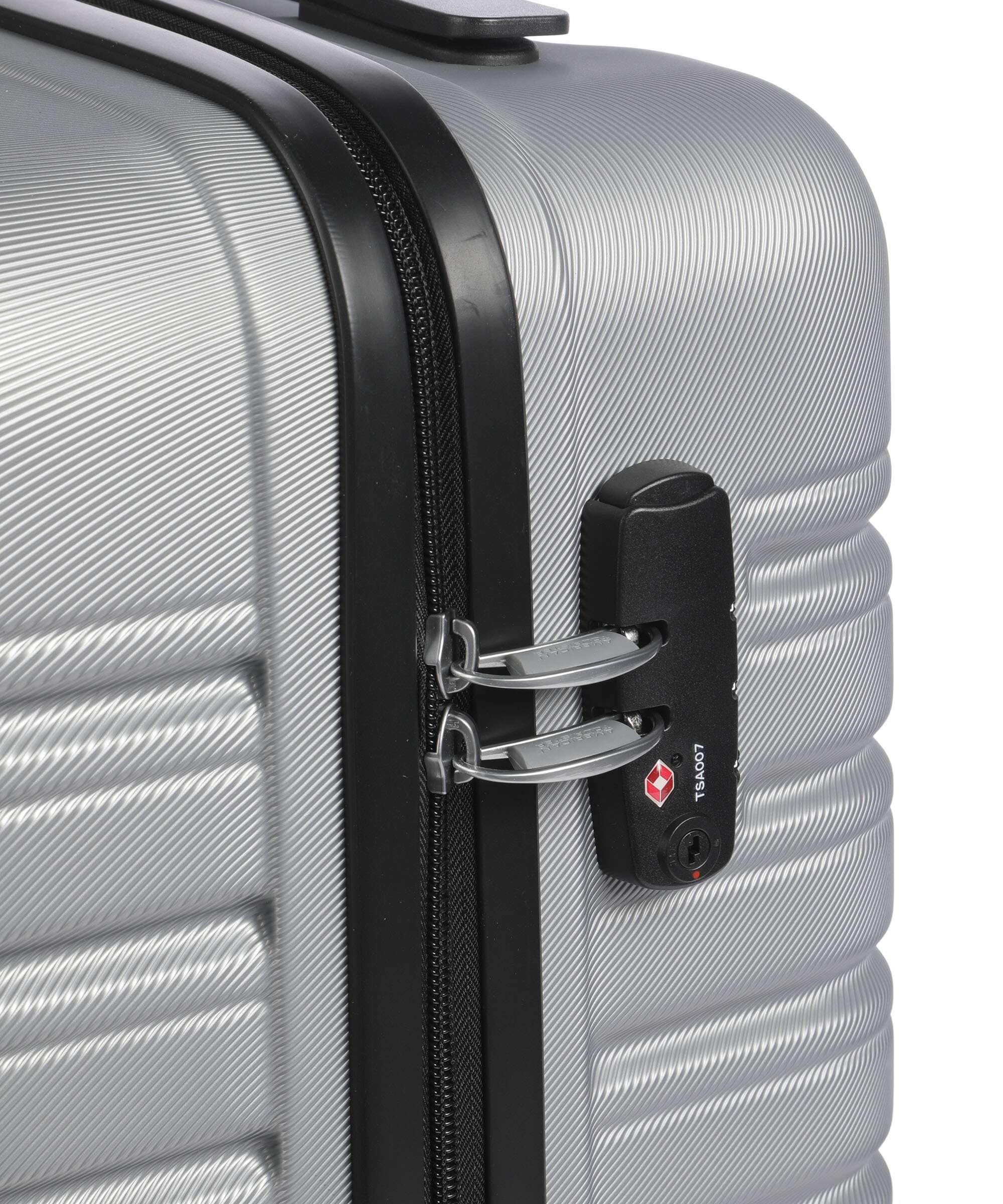 American Tourister Flashline Walizka na 4 kołach sky silver - Image 3