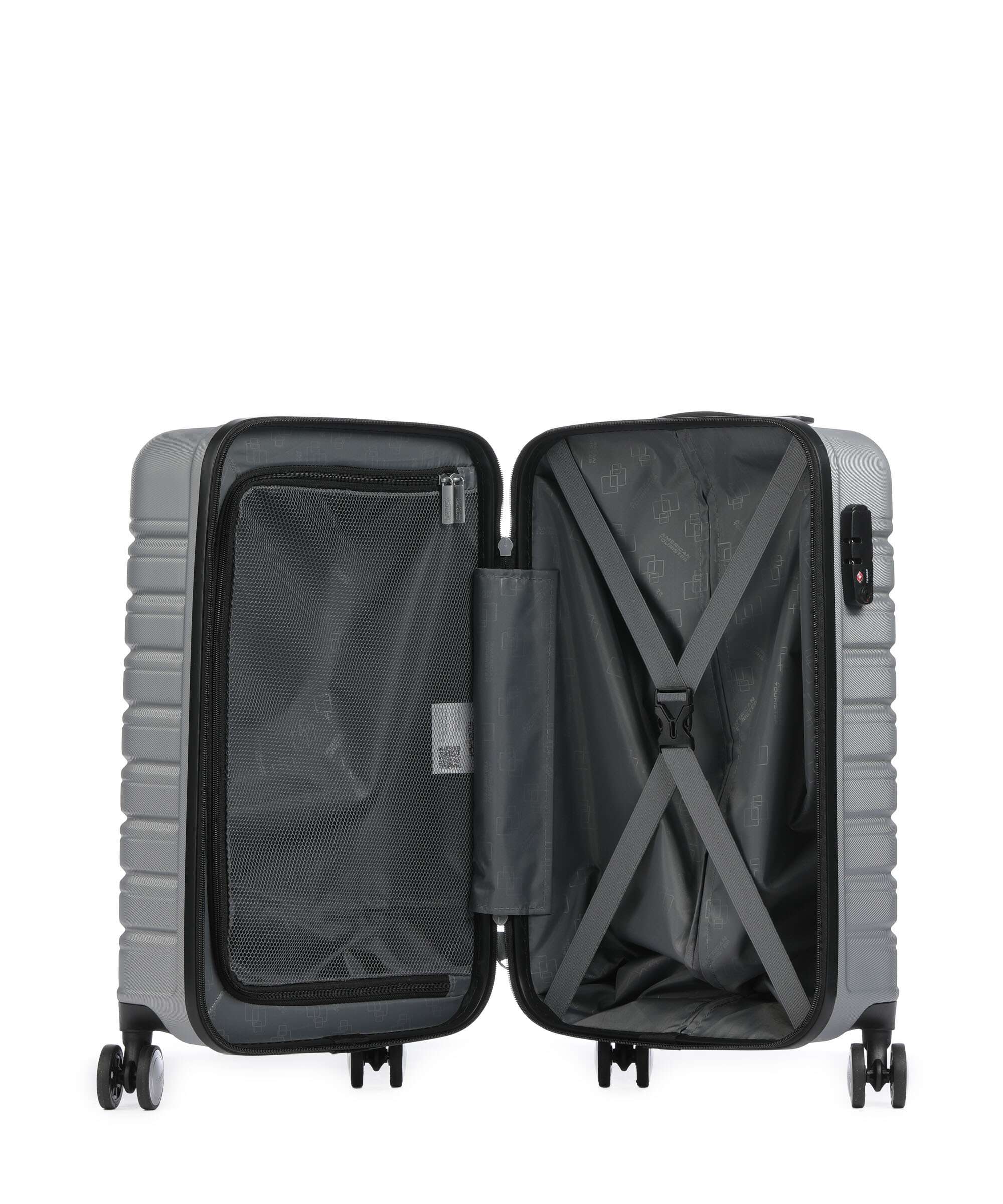 American Tourister Flashline Walizka na 4 kołach sky silver - Image 5