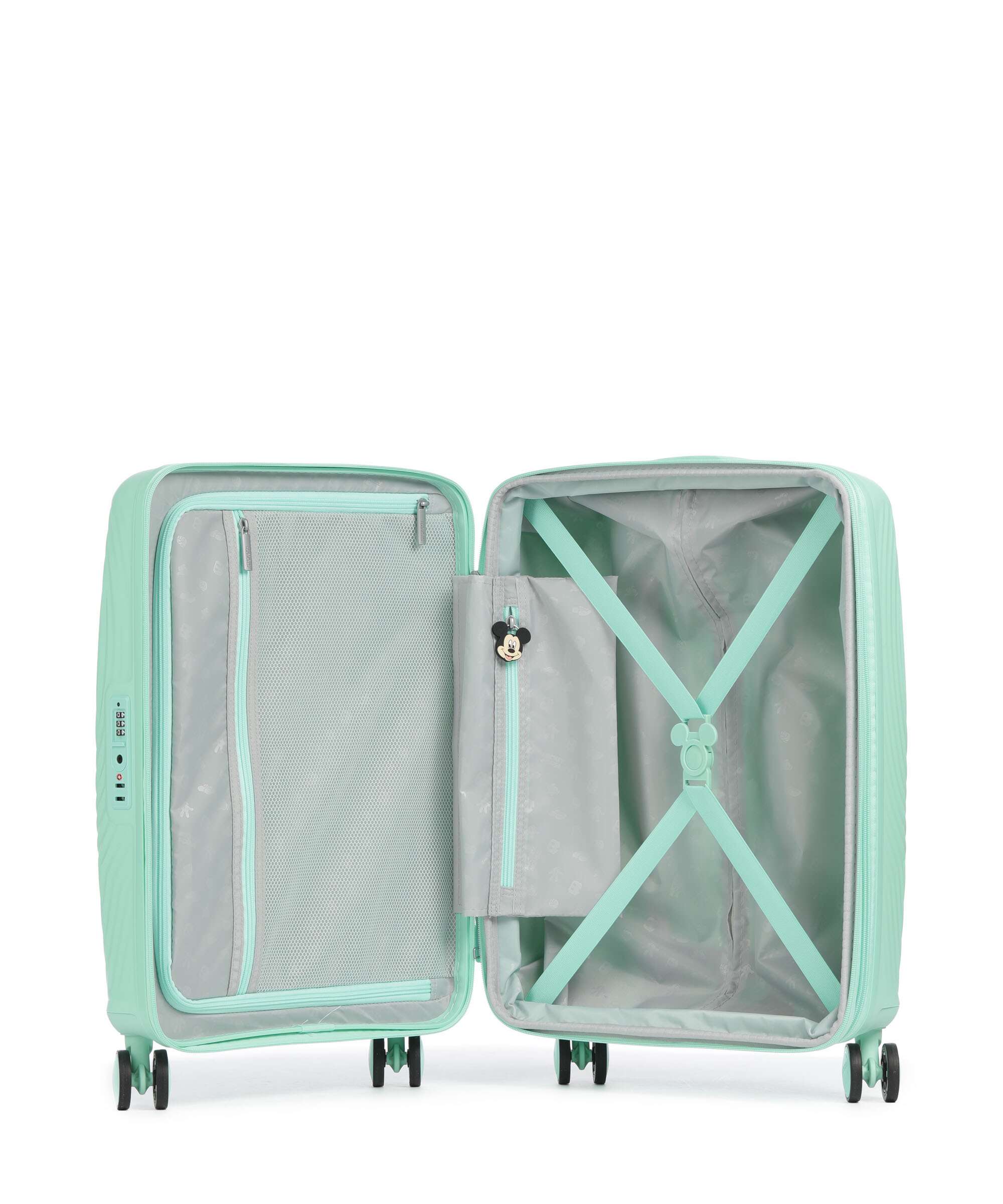 American Tourister Mickey Magic Walizka na 4 kołach mickey jelly mint - Image 6