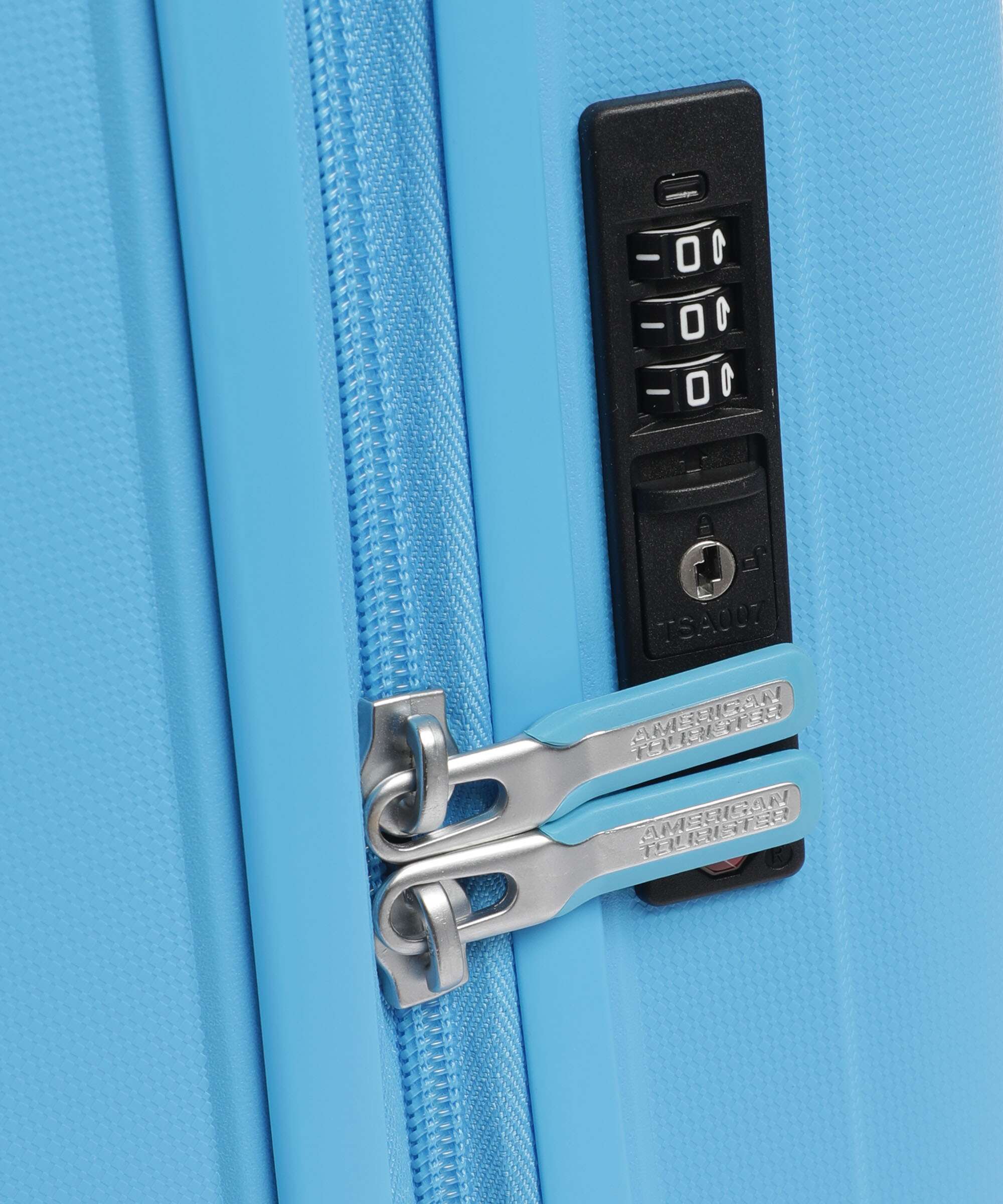 American Tourister Rejoy Walizka na 4 kołach azure blue - Image 3