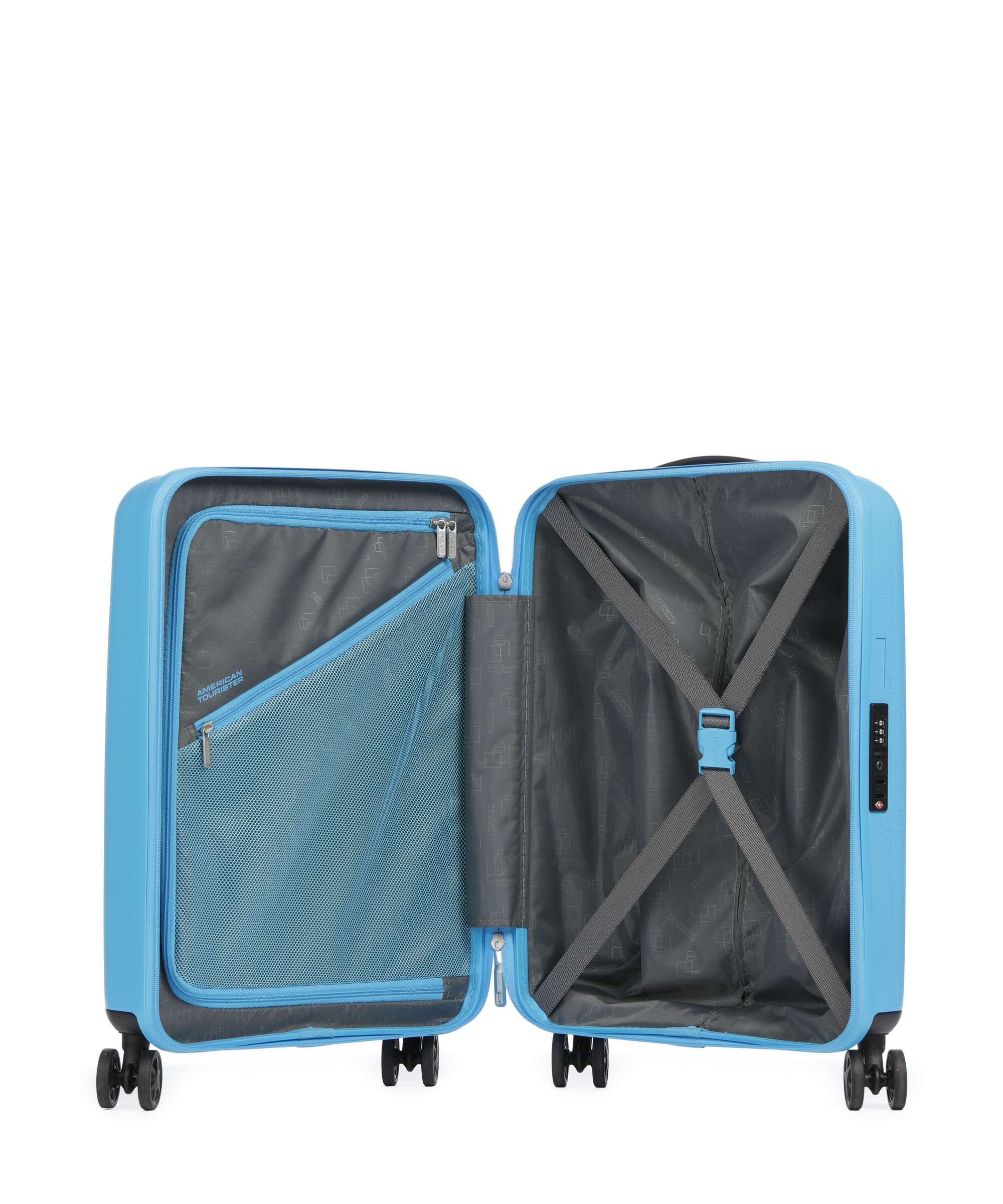 American Tourister Rejoy Walizka na 4 kołach azure blue - Image 5