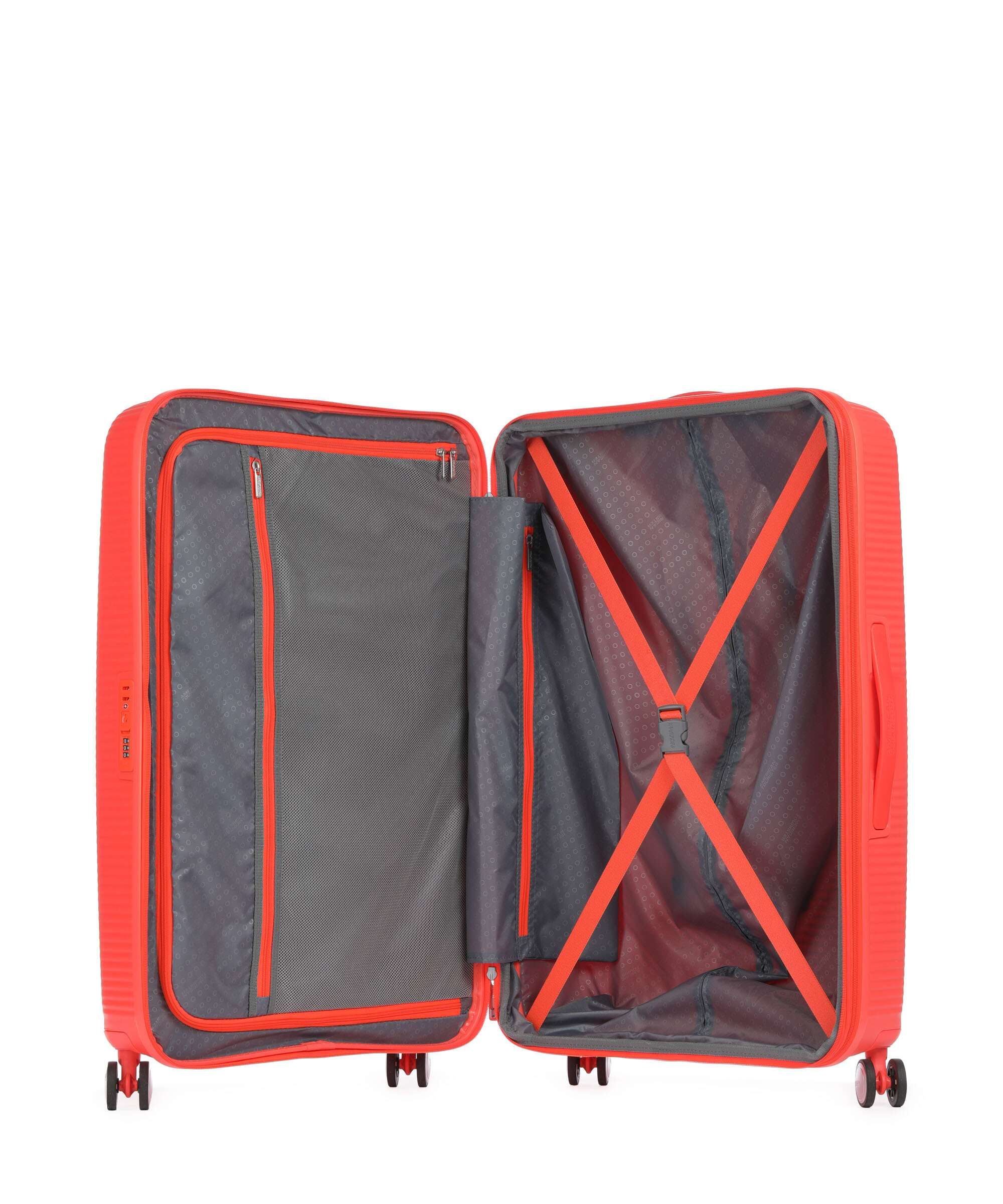 American Tourister Soundbox Walizka na 4 kołach neon orange - Image 6