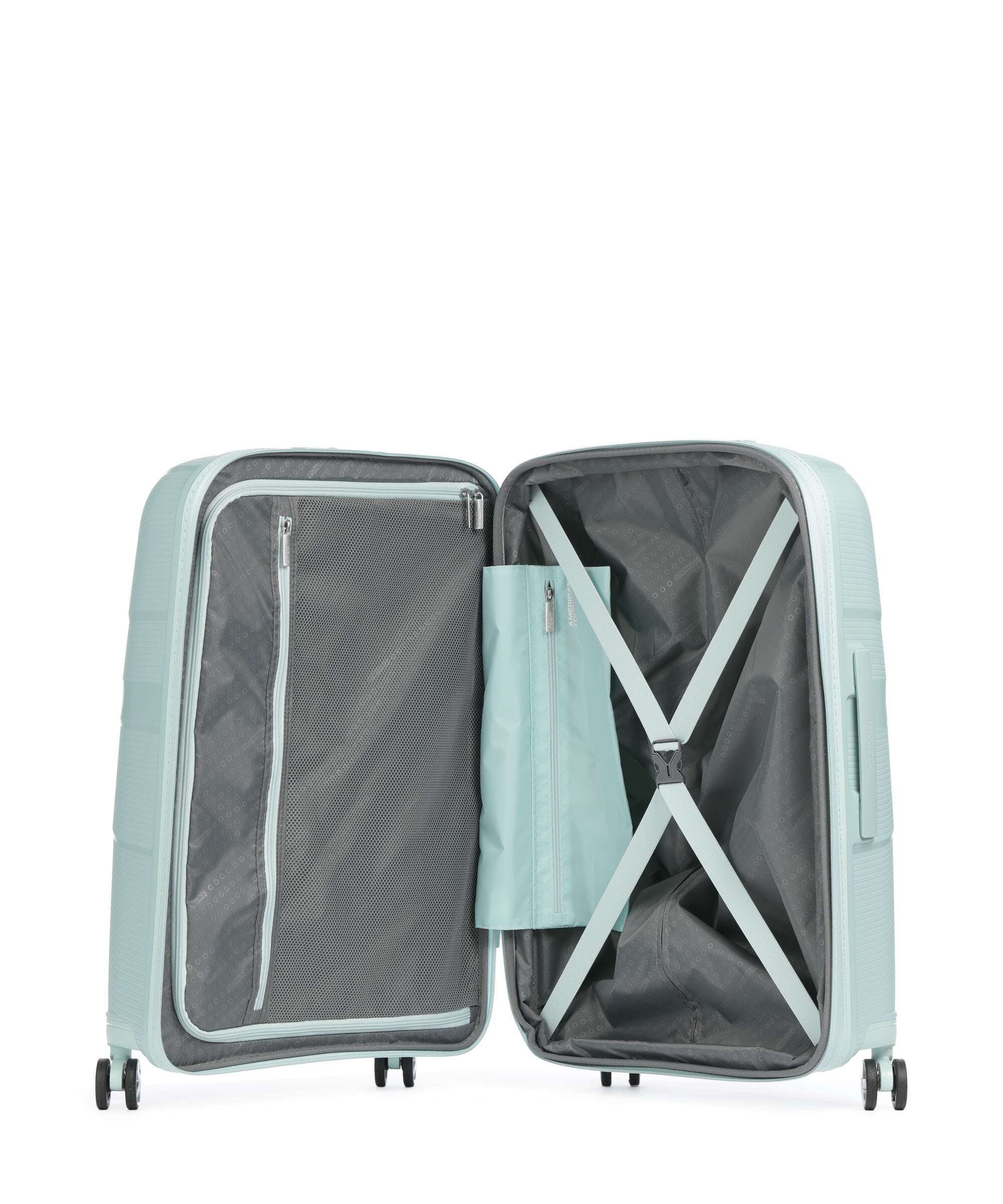 American Tourister Starvibe Walizka na 4 kołach metallic surf blue - Image 6