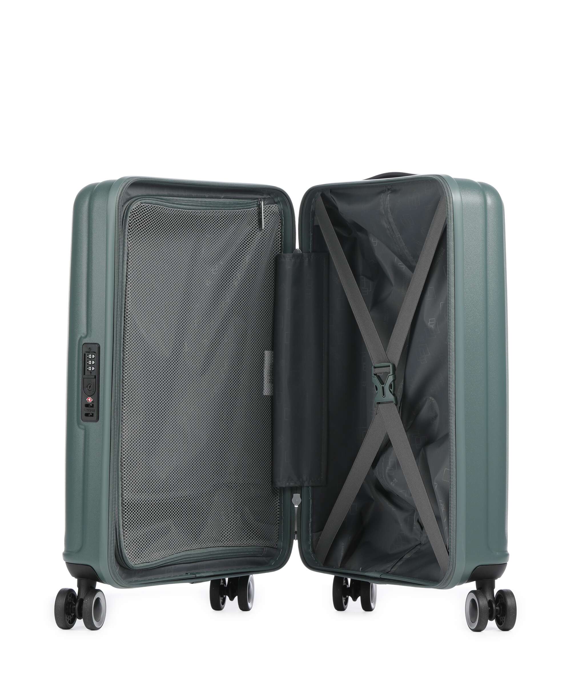 American Tourister Sunset Hills Walizka na 4 kołach dark forest - Image 5