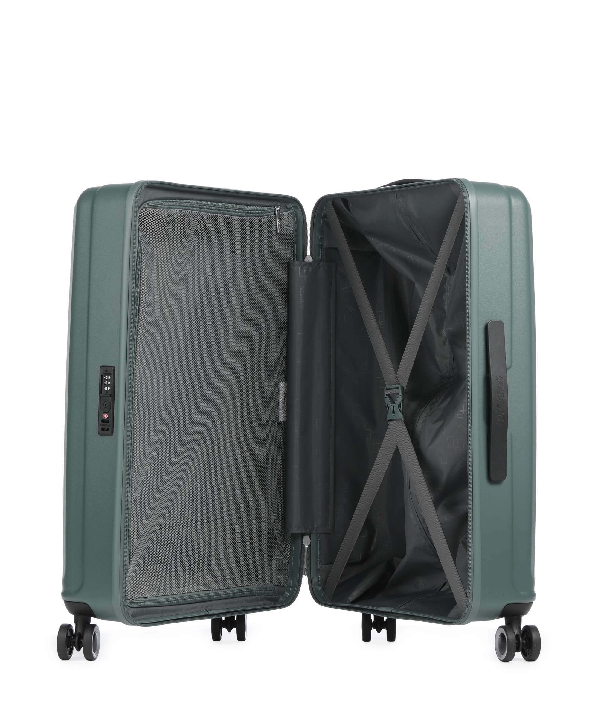 American Tourister Sunset Hills Walizka na 4 kołach dark forest - Image 5