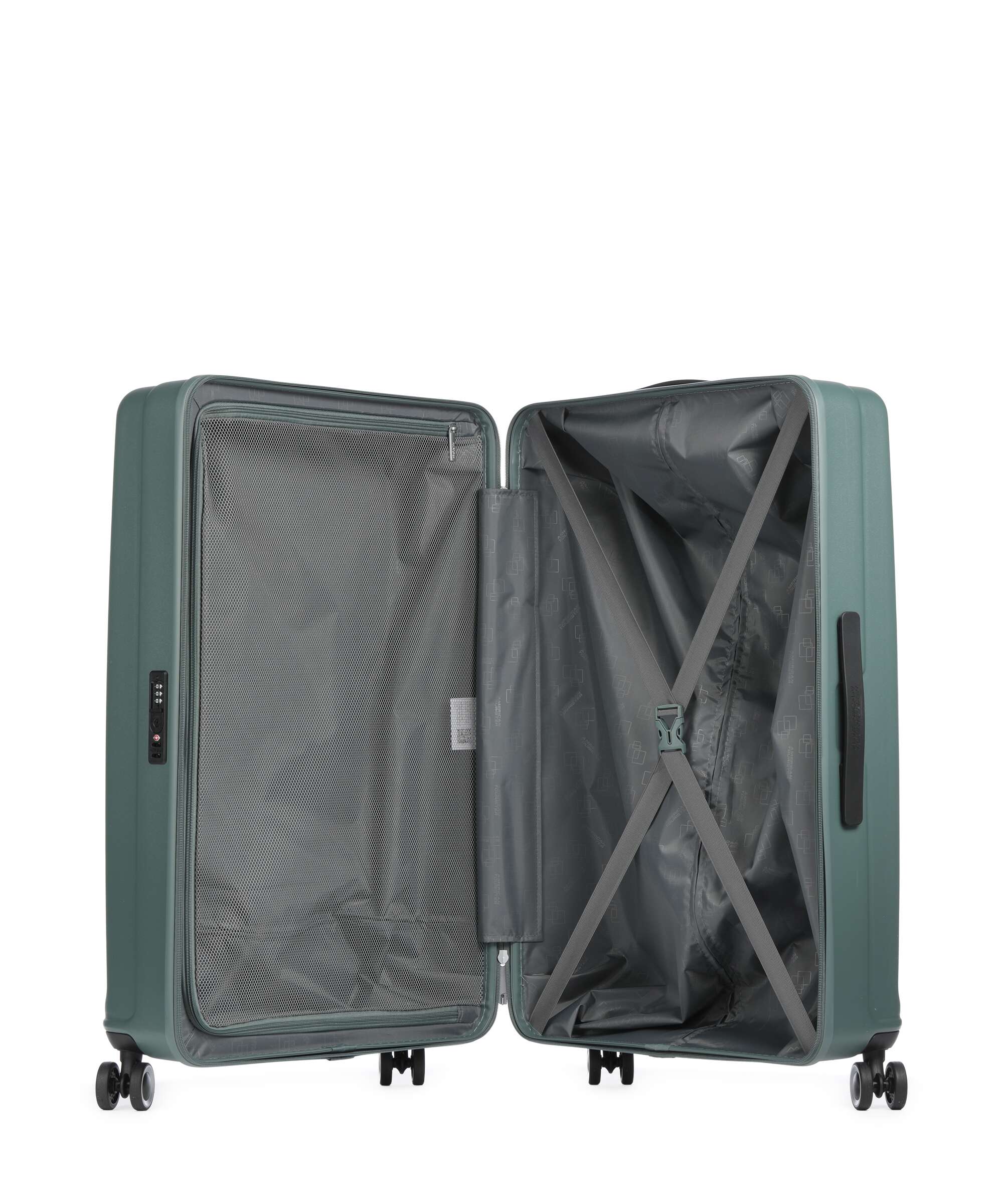 American Tourister Sunset Hills Walizka na 4 kołach dark forest - Image 5