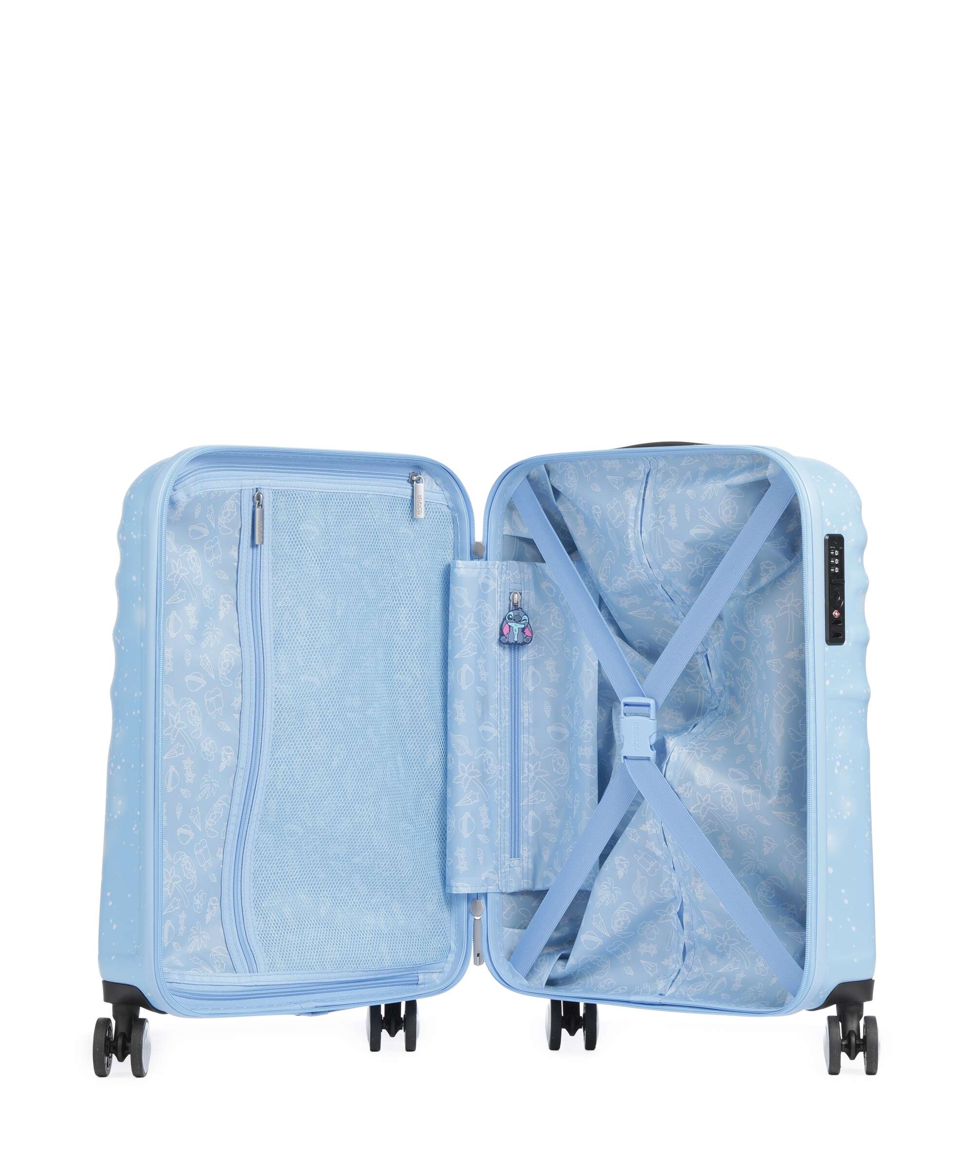 American Tourister Wavebreaker Disney Walizka na 4 kołach stitch universe - Image 5