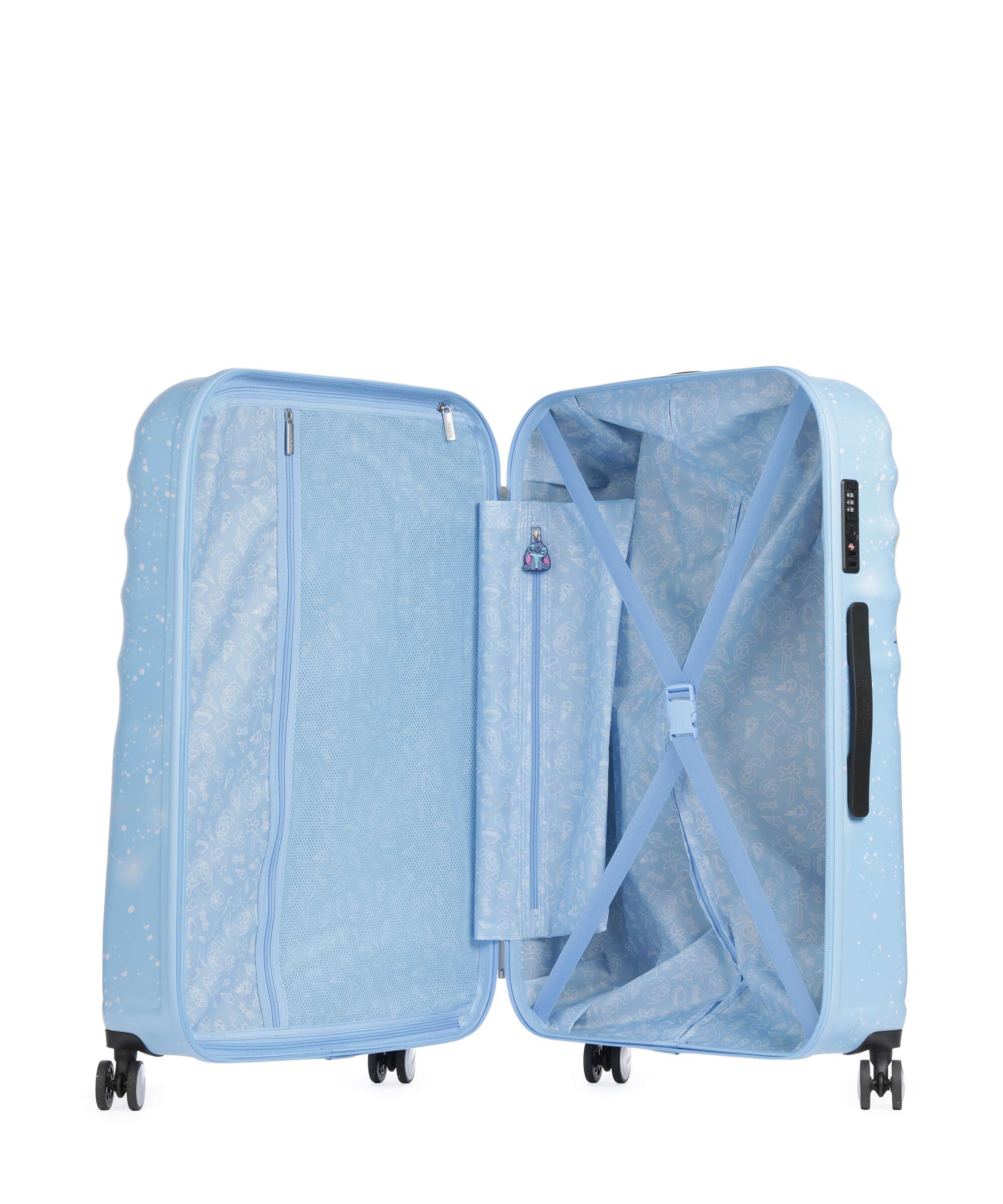 American Tourister Wavebreaker Disney Walizka na 4 kołach stitch universe - Image 5