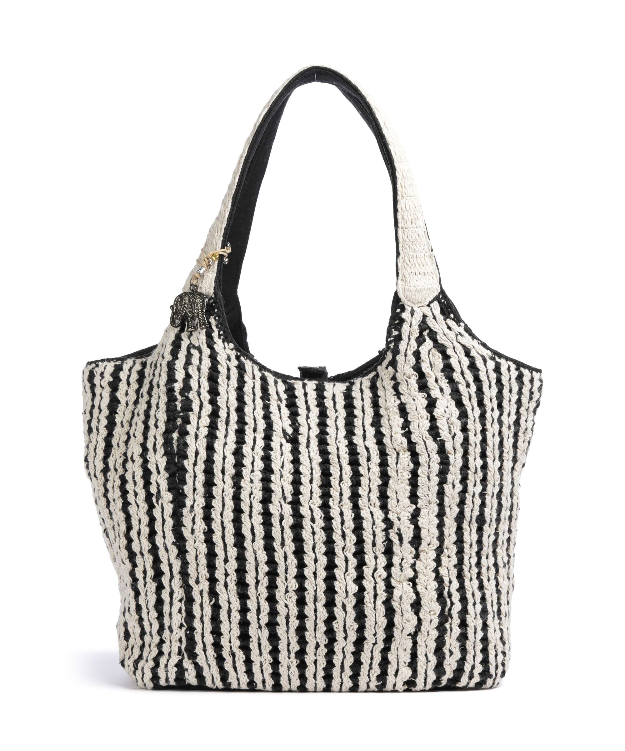 Anokhi Torba na zakupy black/white
