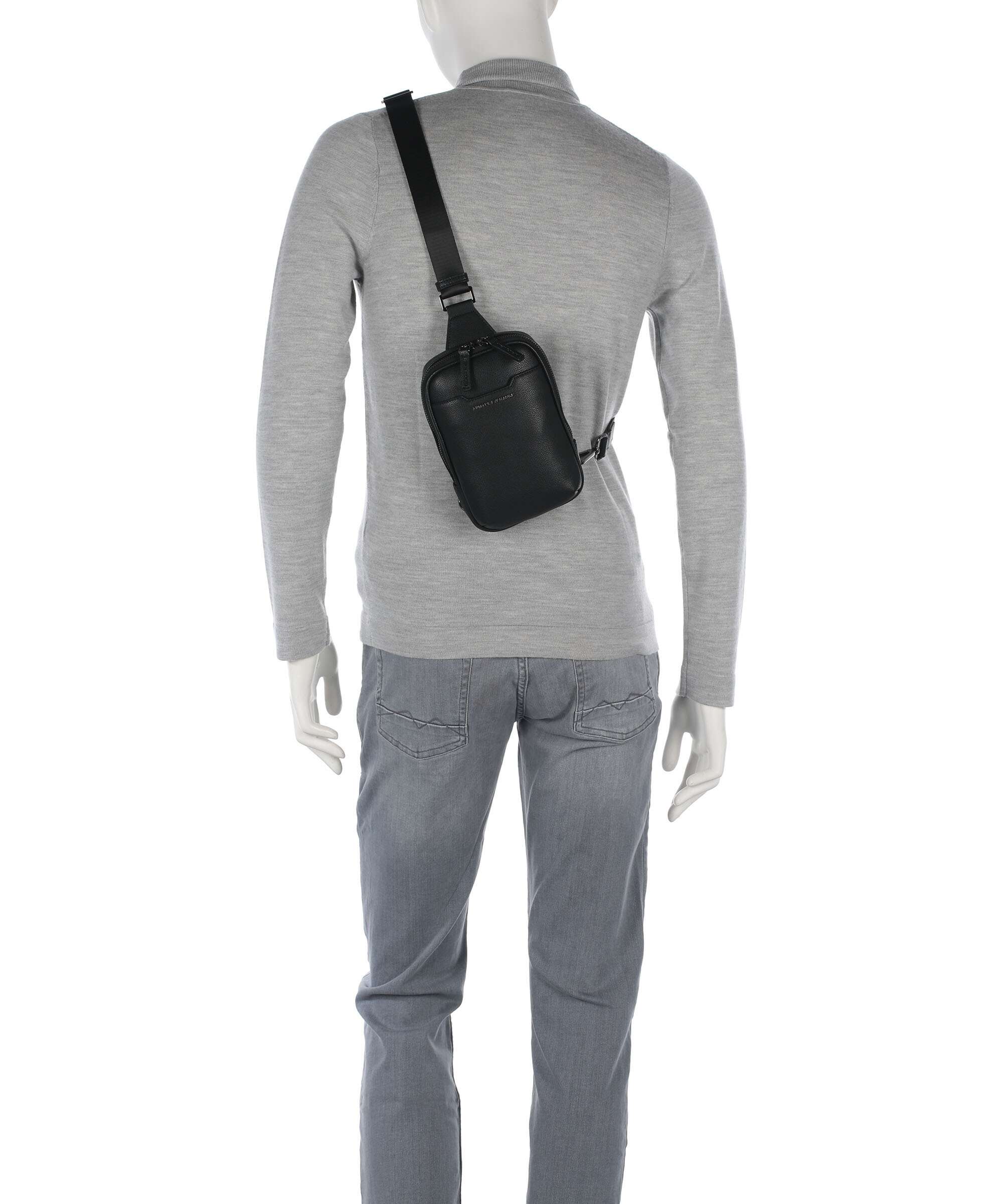 Armani Exchange Alex Plecak na jedno ramię black - Image 3