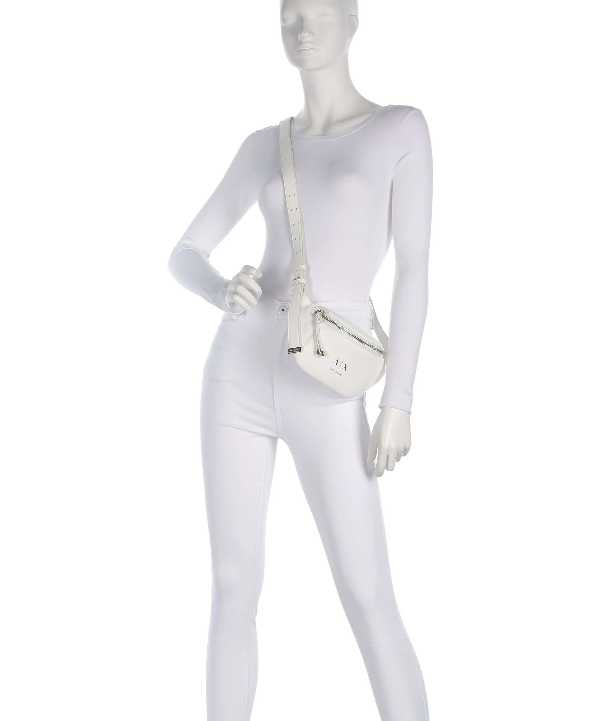 Armani Exchange Alice Torba przez ramię off white - Image 3