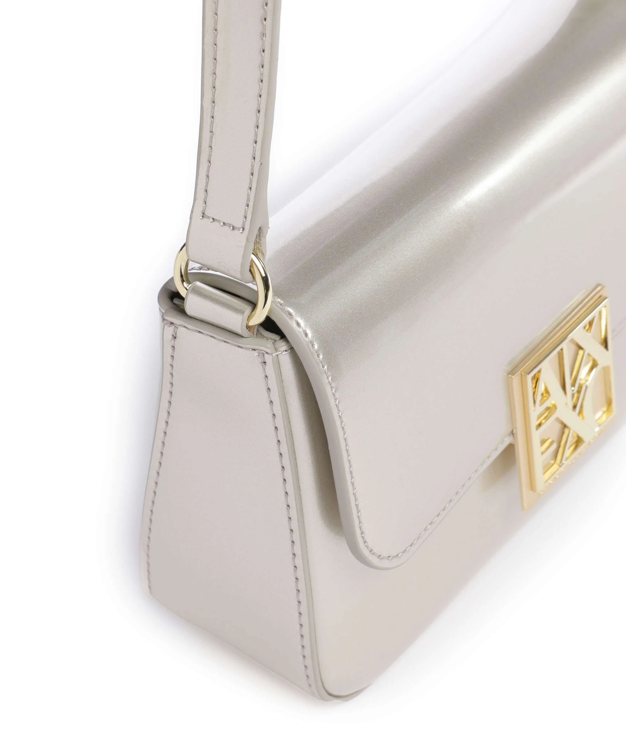 Armani Exchange Amy S Torba przez ramię light gold - Image 4