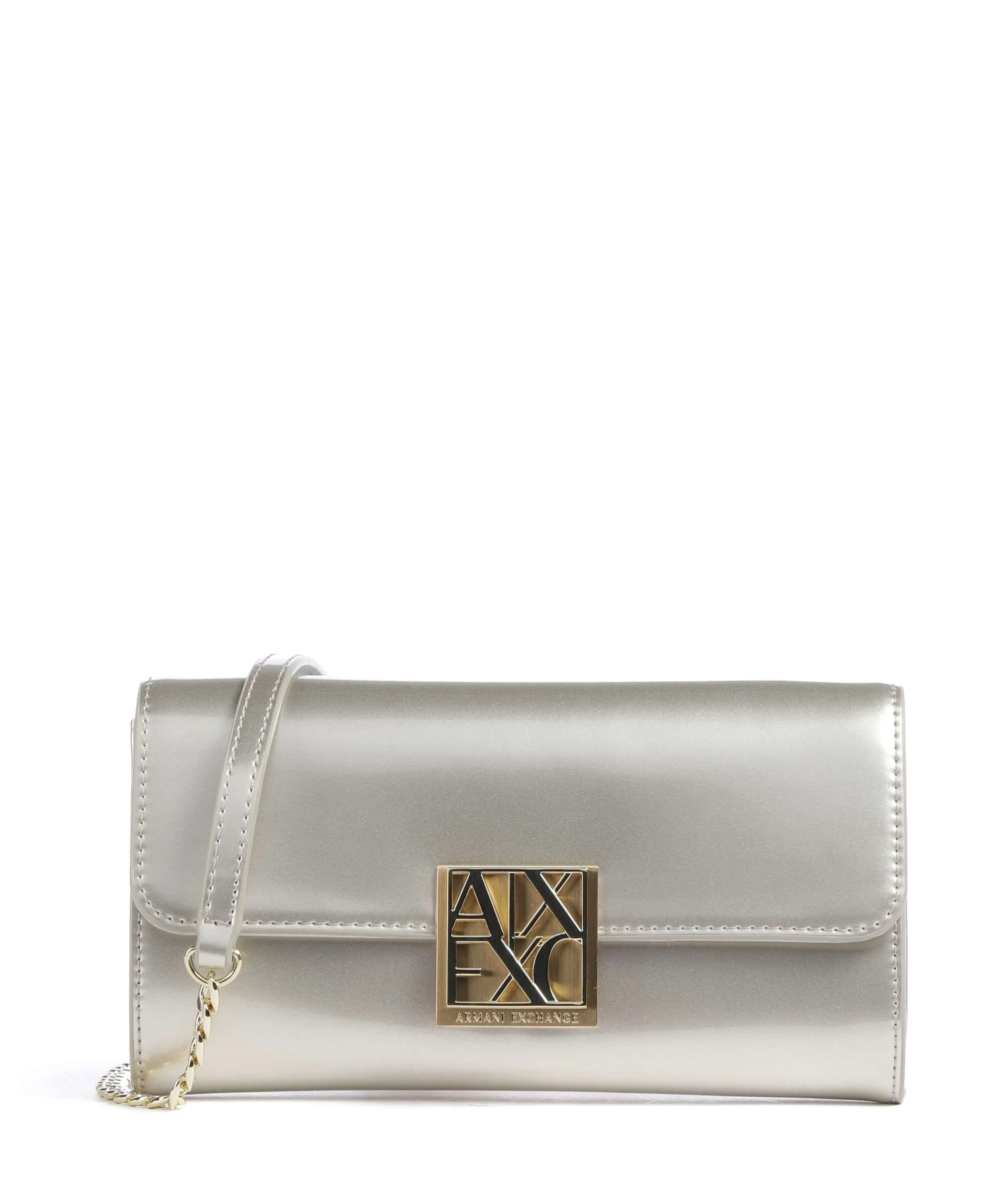 Armani Exchange Amy Torba przez ramię light gold