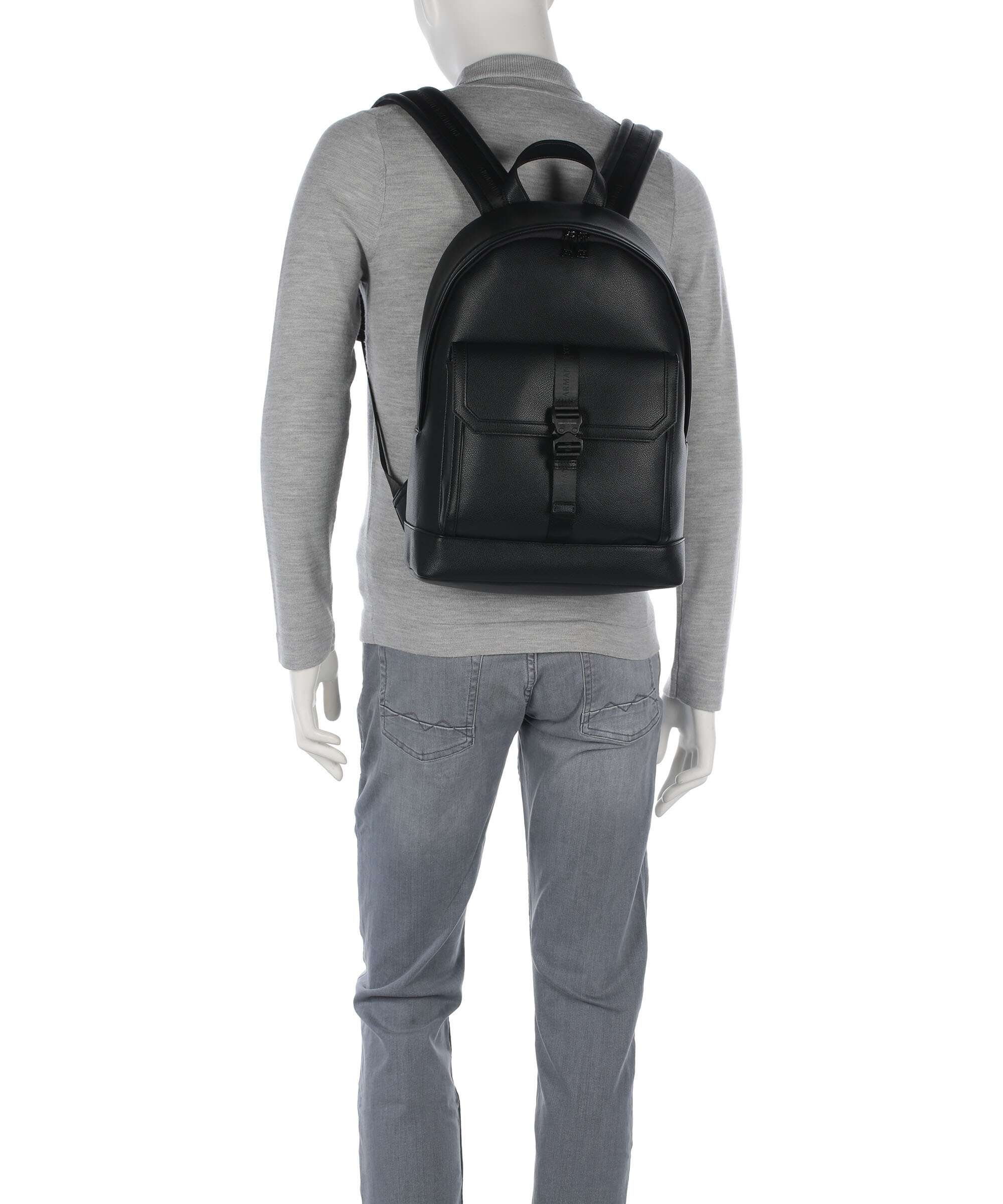 Armani Exchange Brooklyn Plecak black - Image 3