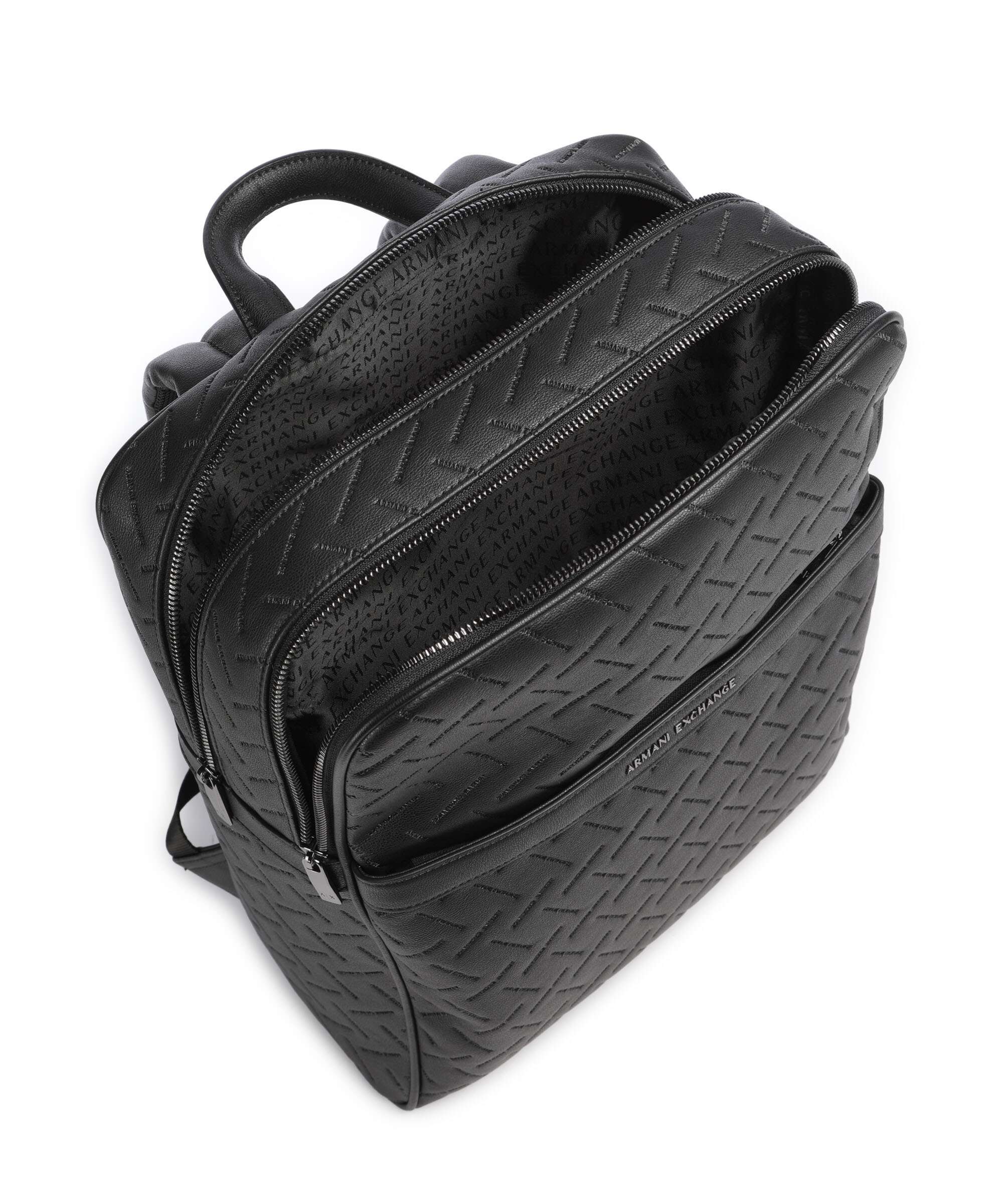 Armani Exchange Ginevra Embossed Plecak black - Image 5