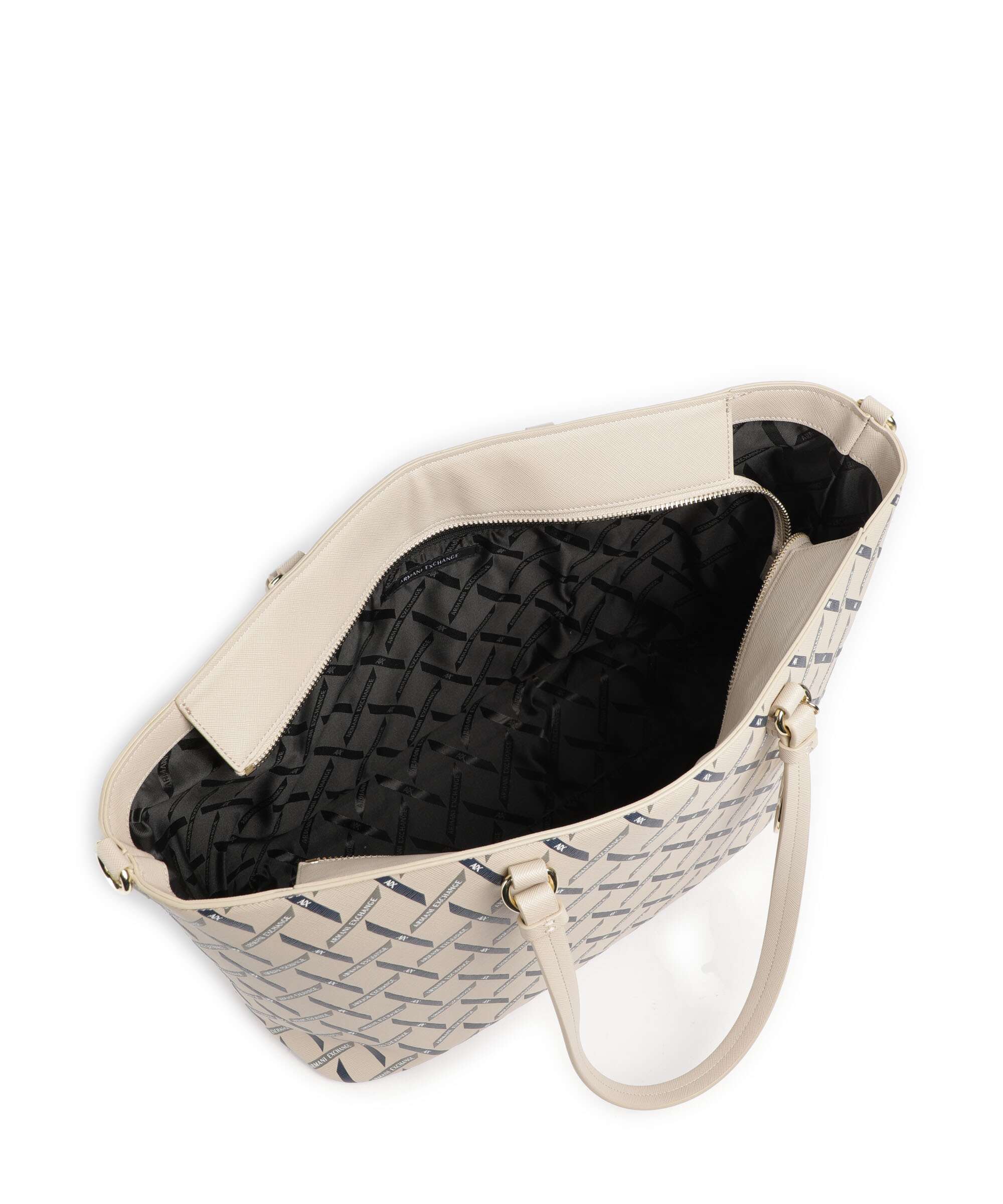 Armani Exchange Gynger Logo M Torba na zakupy sound sand - Image 6