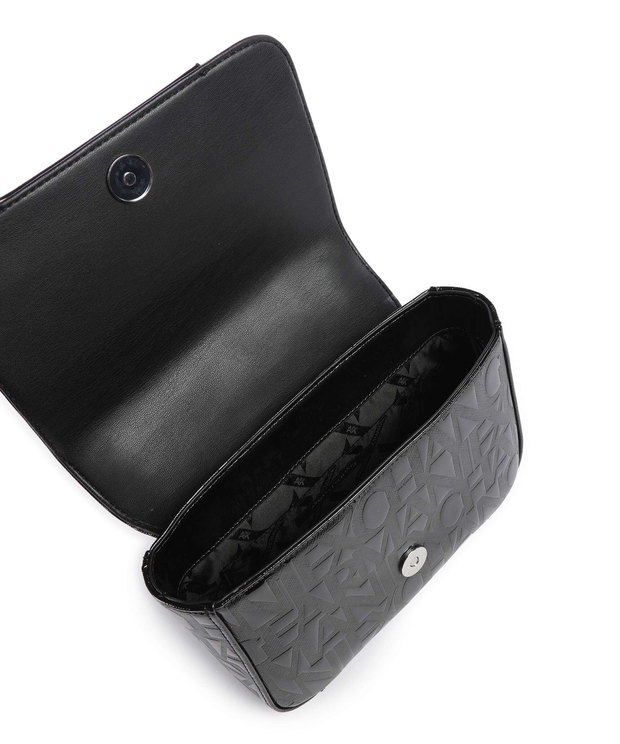 Armani Exchange Liz Patent Torba przez ramię black - Image 7