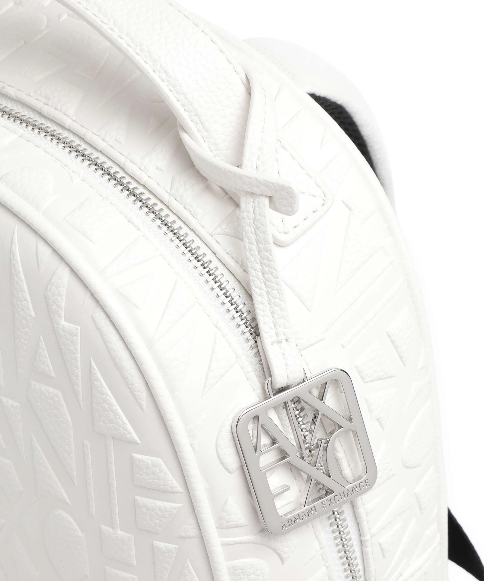 Armani Exchange Liz Pebble S Plecak off white - Image 4