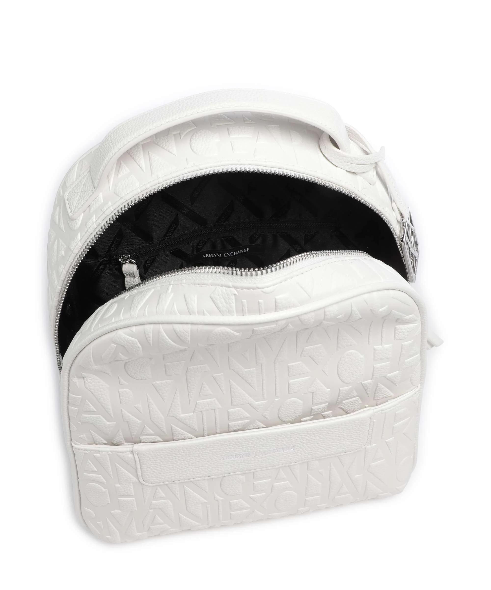 Armani Exchange Liz Pebble S Plecak off white - Image 5