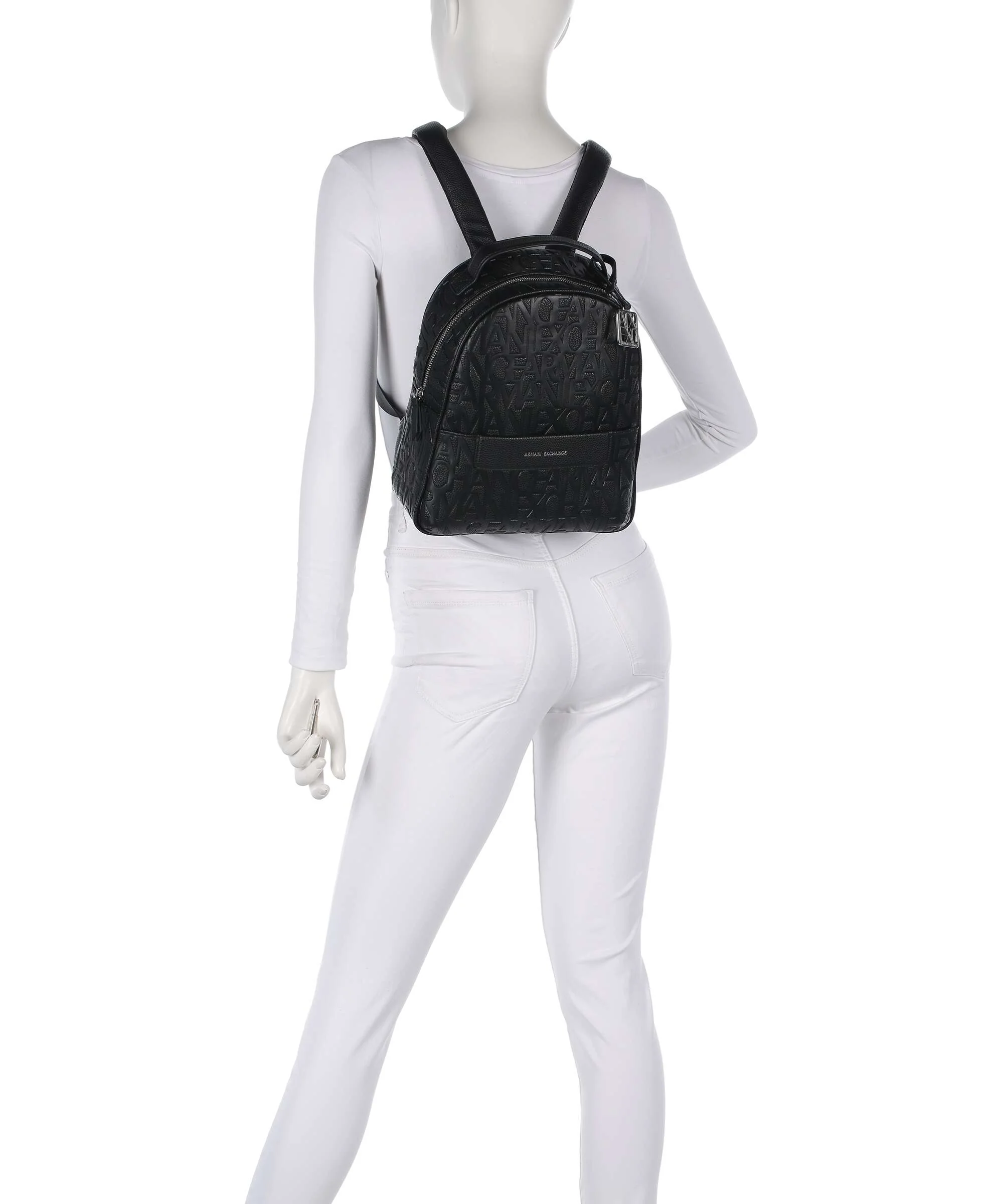 Armani Exchange Liz Pebble S Plecak black - Image 3