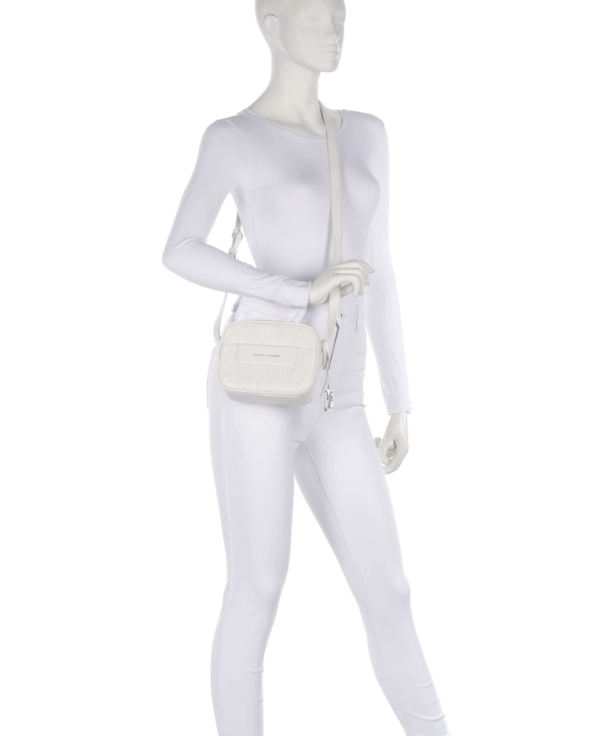 Armani Exchange Liz Torba przez ramię off white - Image 3