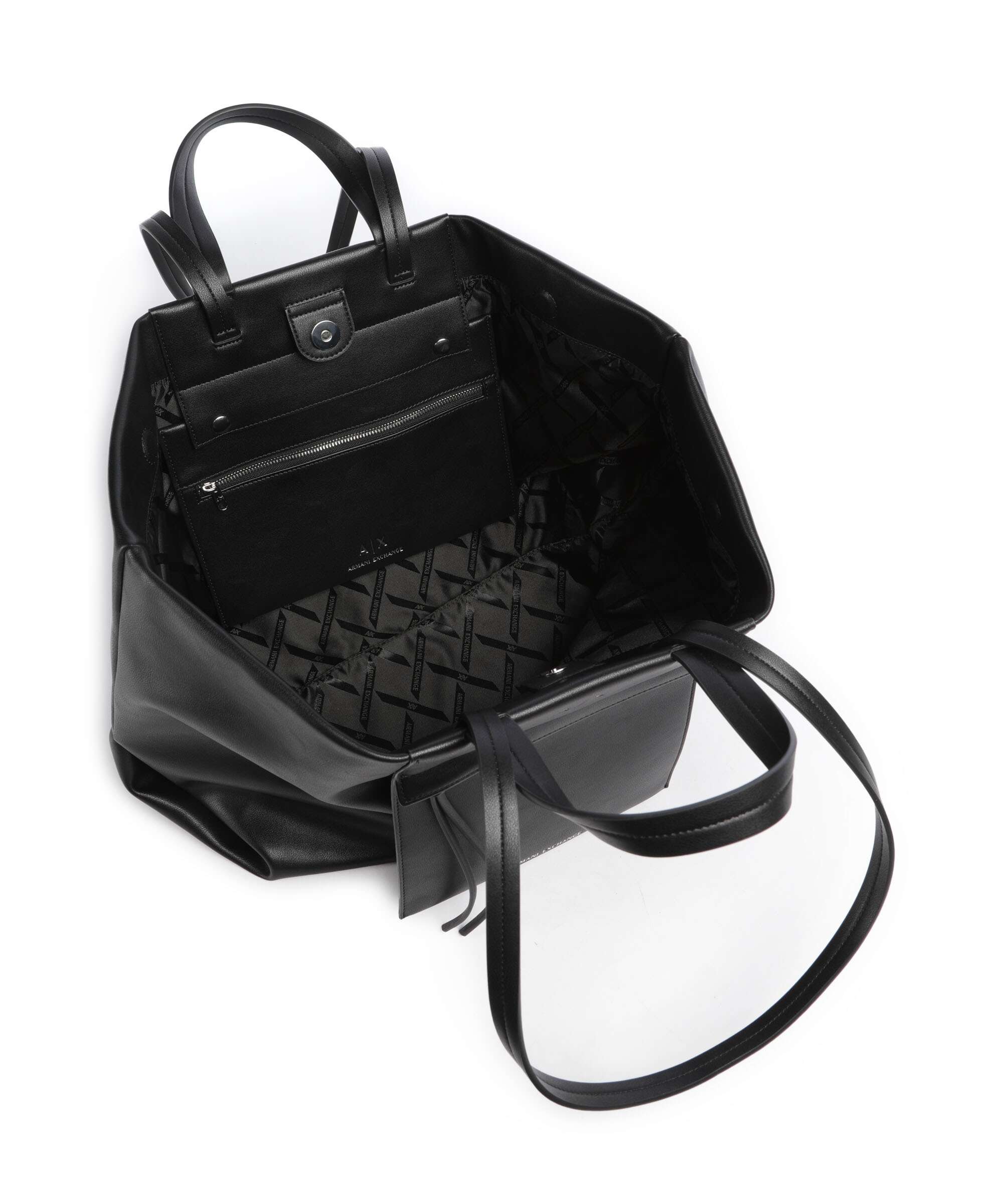 Armani Exchange Natalie L Torba na zakupy black - Image 5