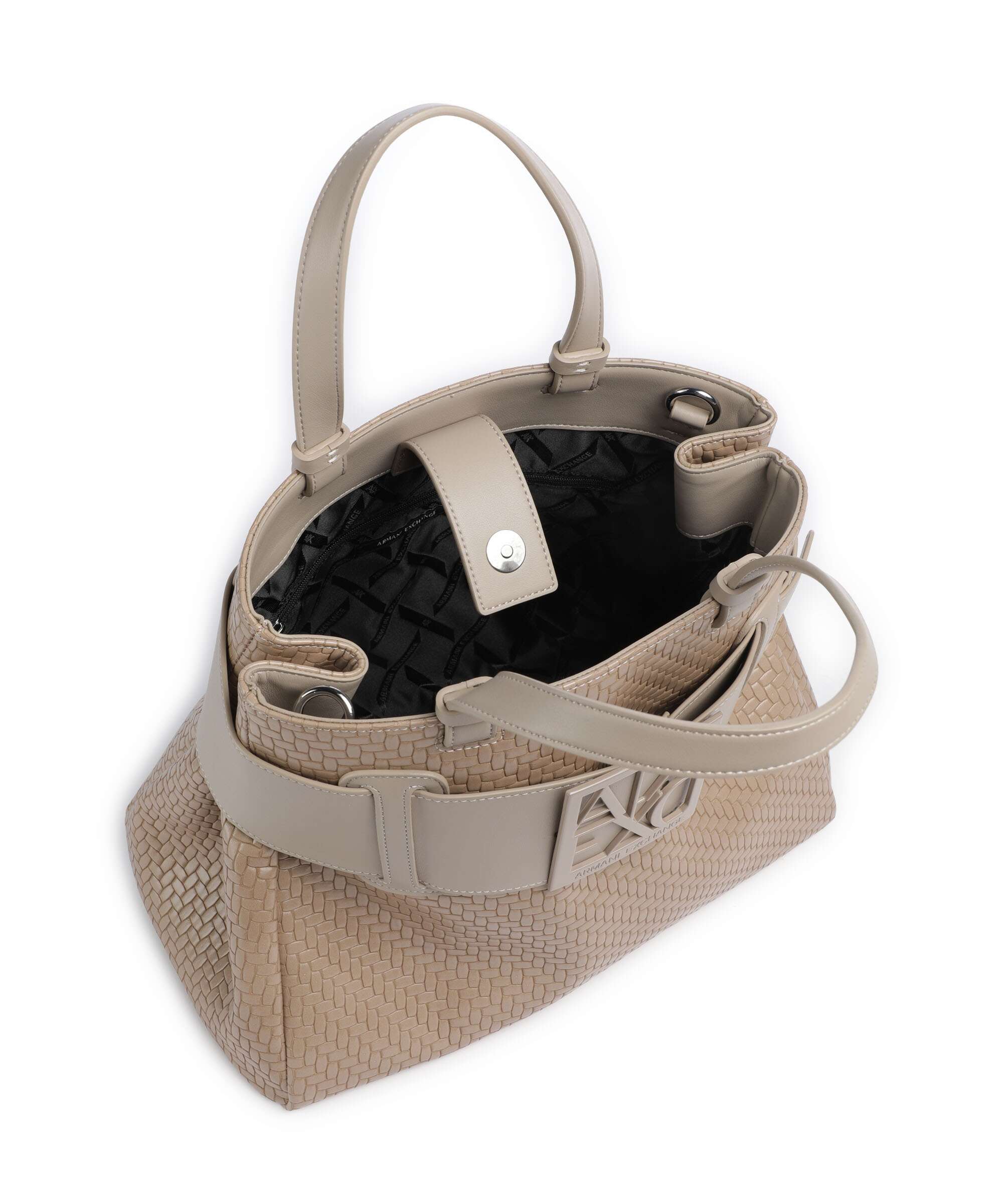 Armani Exchange Susy Soft Woven S Torebka sand - Image 6