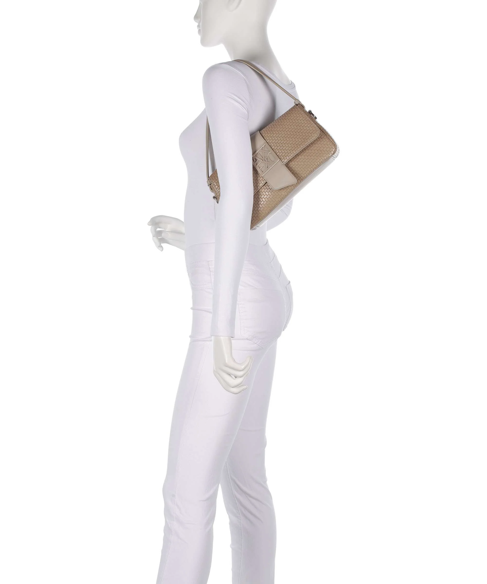 Armani Exchange Susy Soft Woven Torba na ramię sand - Image 3