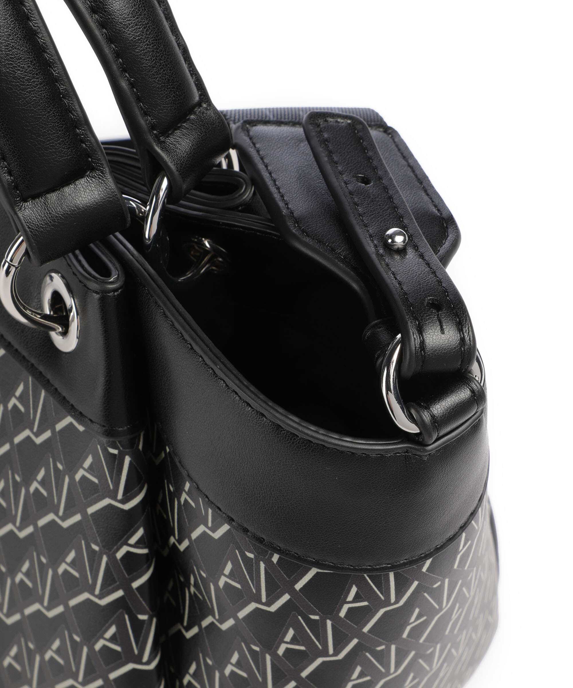 Armani Exchange Wave Monogram M Torebka black - Image 4