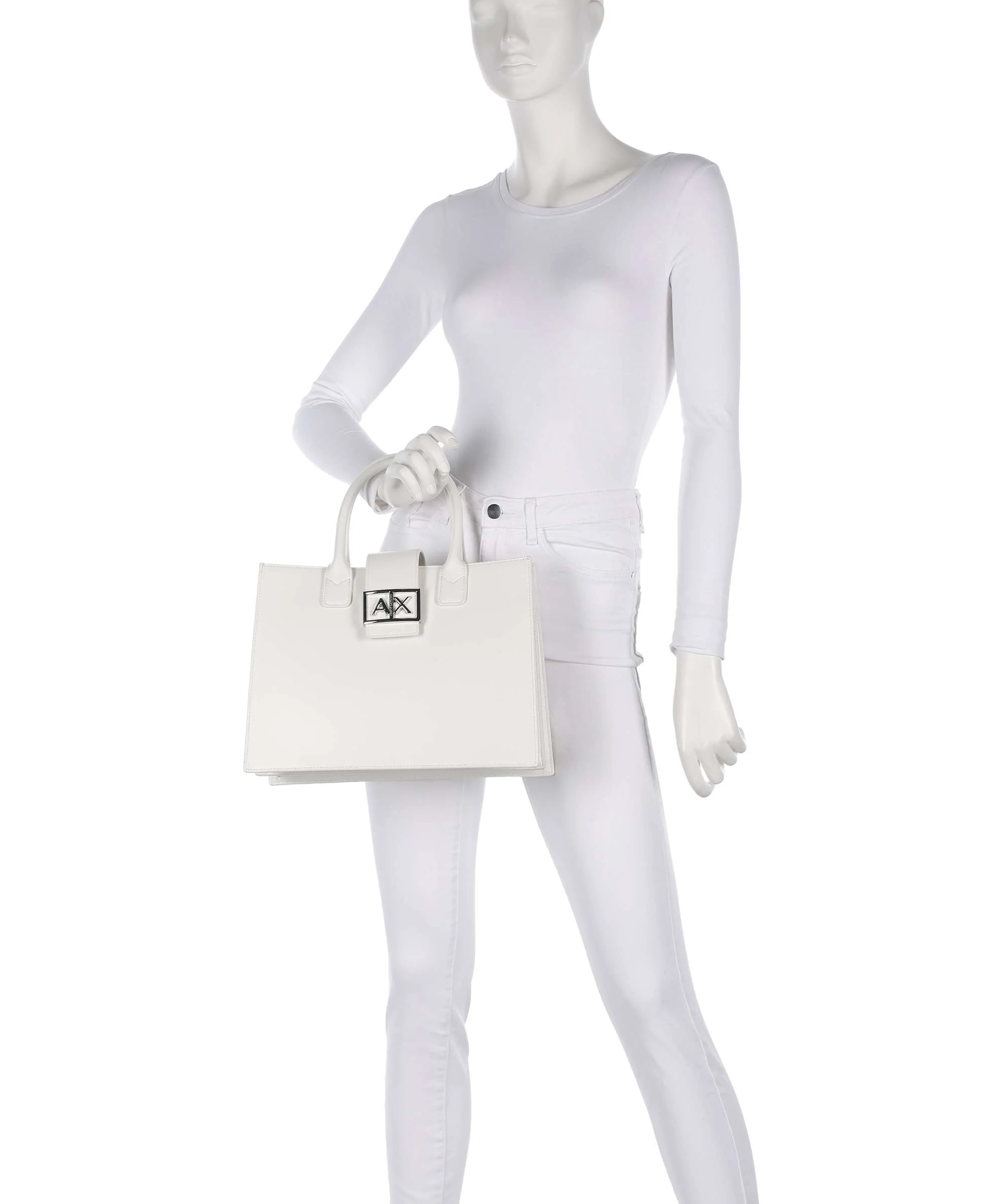 Armani Exchange Wonder M Torebka off white - Image 3