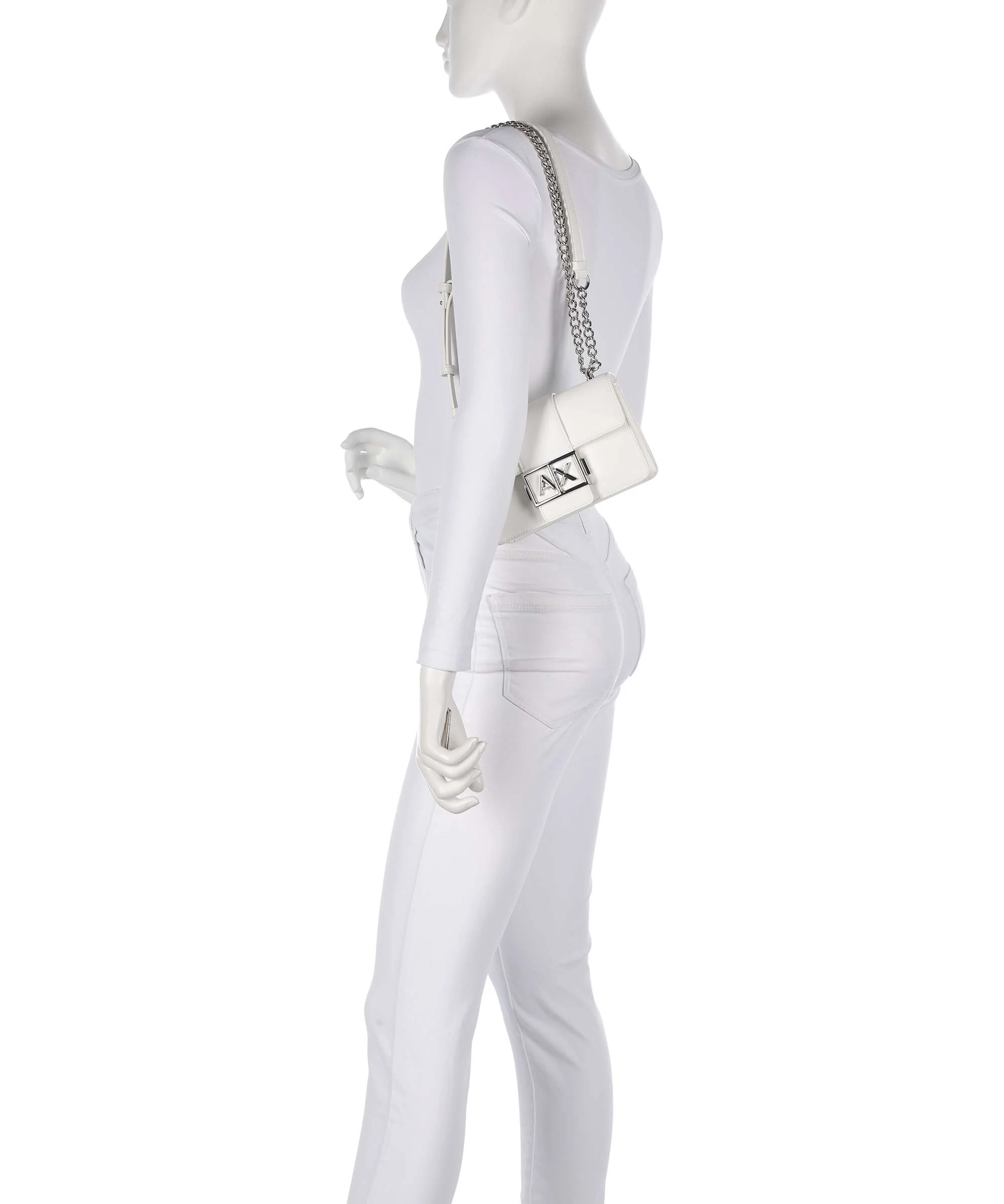 Armani Exchange Wonder S Torba na ramię off white - Image 4