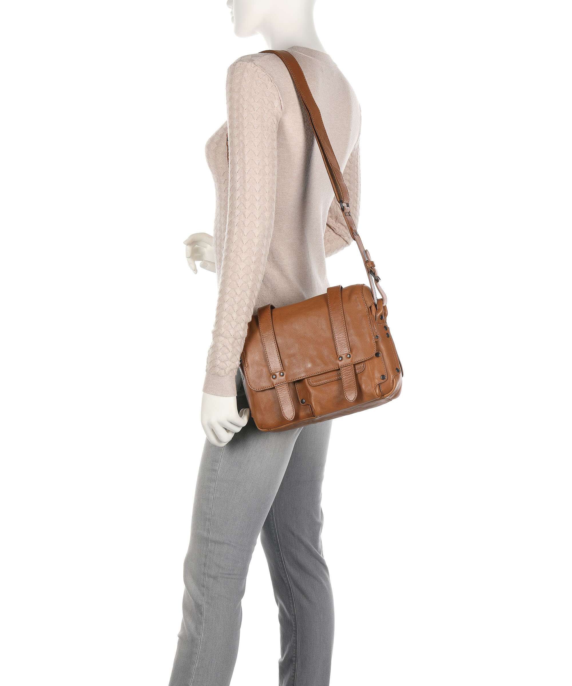 Aunts & Uncles Grandma's Luxury Club Miss Applepie Torba przez ramię caramel - Image 3