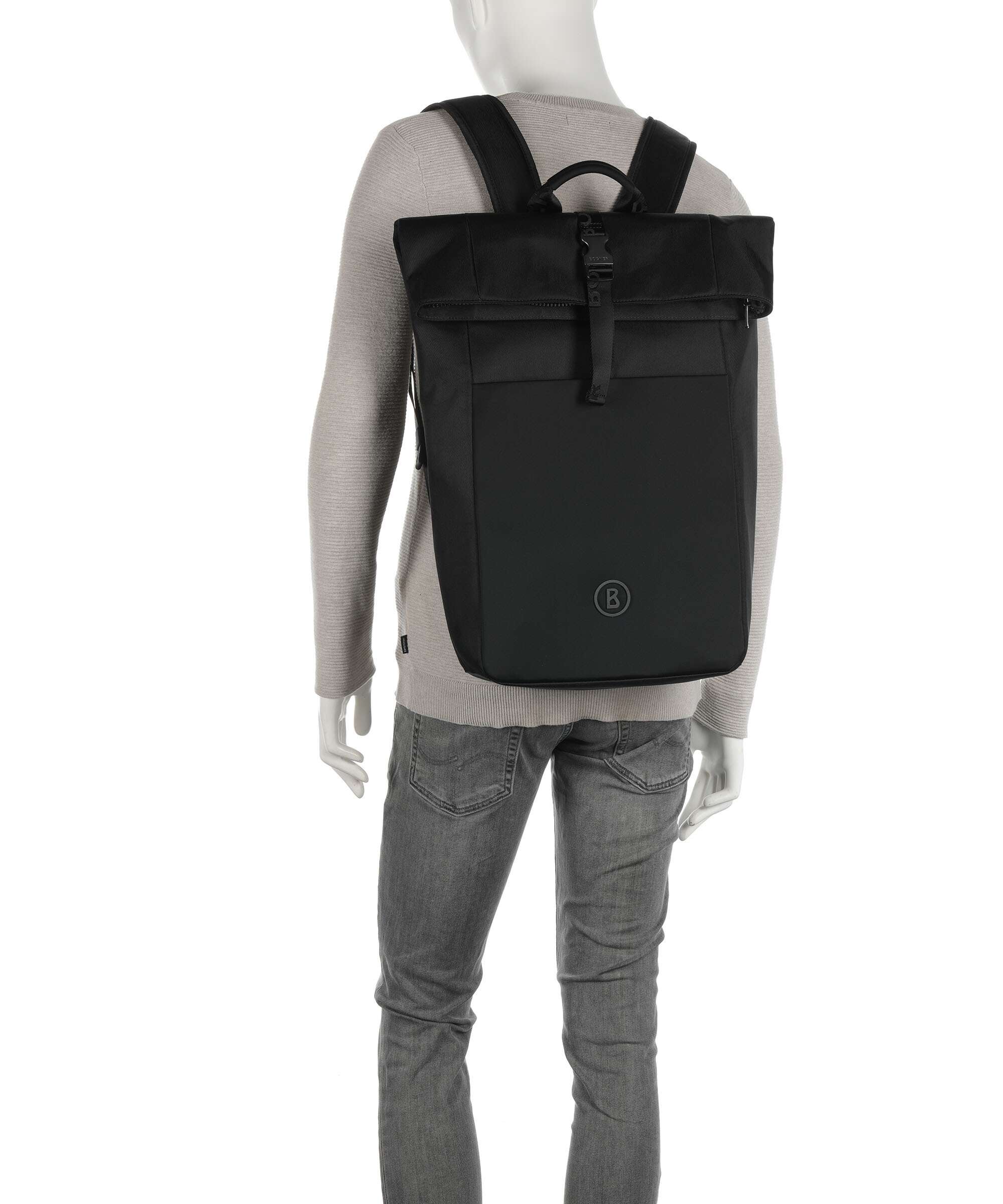 Bogner Arolla Leon Plecak z rolowanym zamknięciem black - Image 3