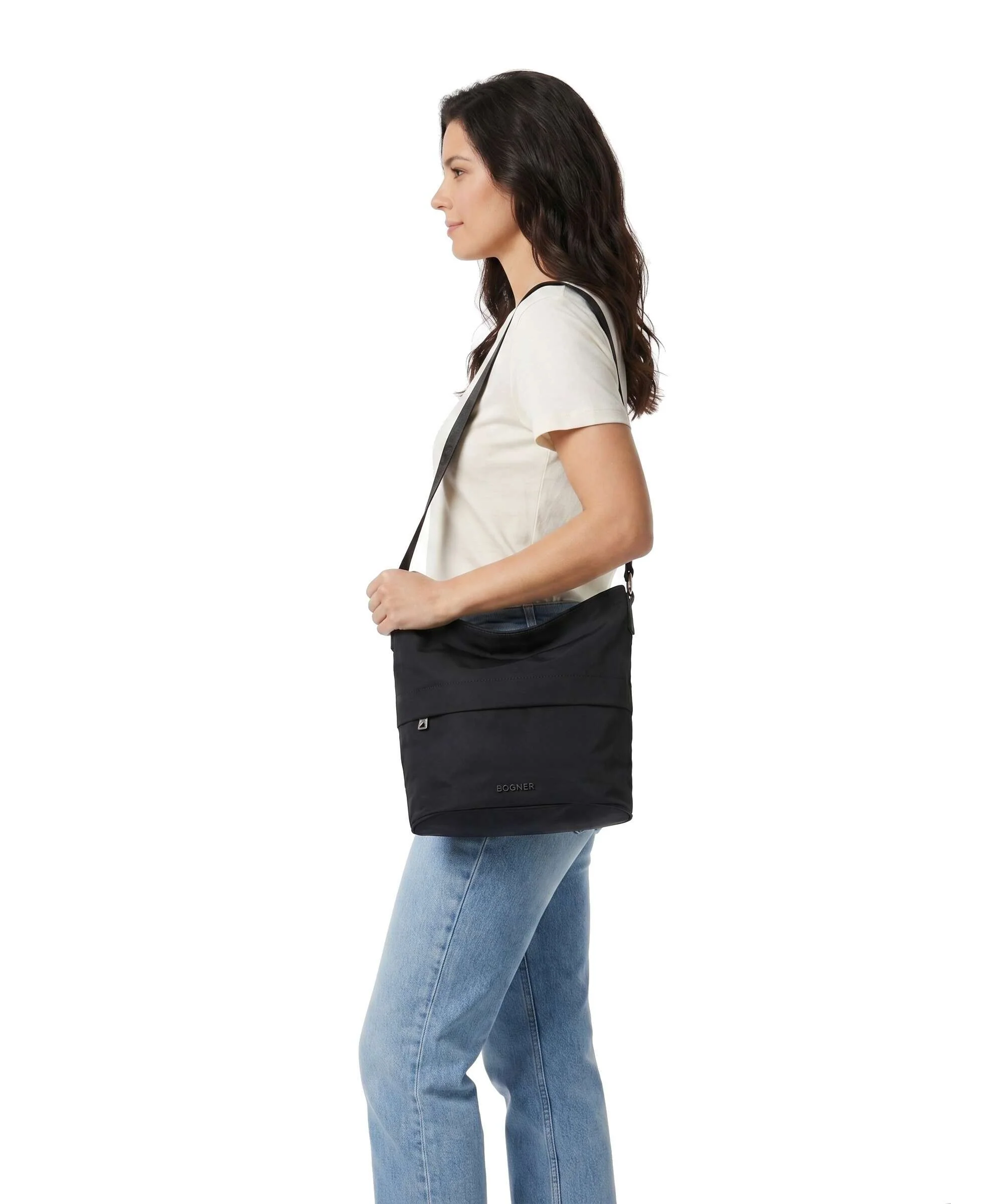 Bogner Maxon Heather Torebka worek black - Image 3