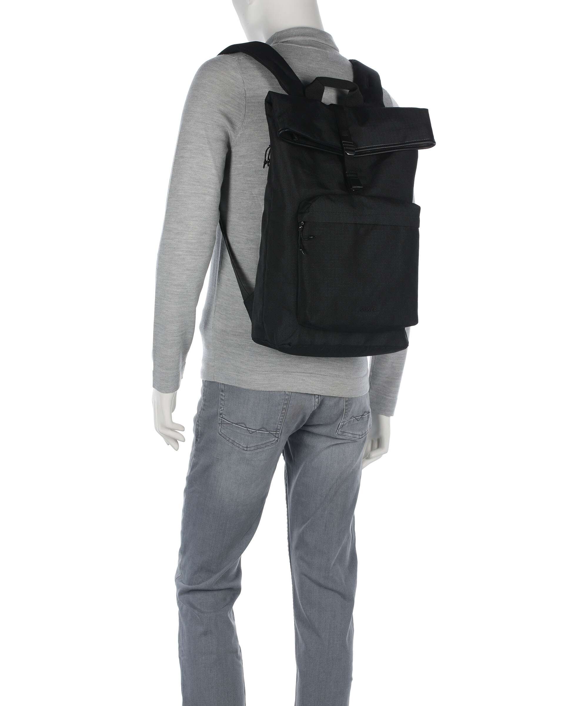 Bogner Myoko Leon Plecak z rolowanym zamknięciem black - Image 3