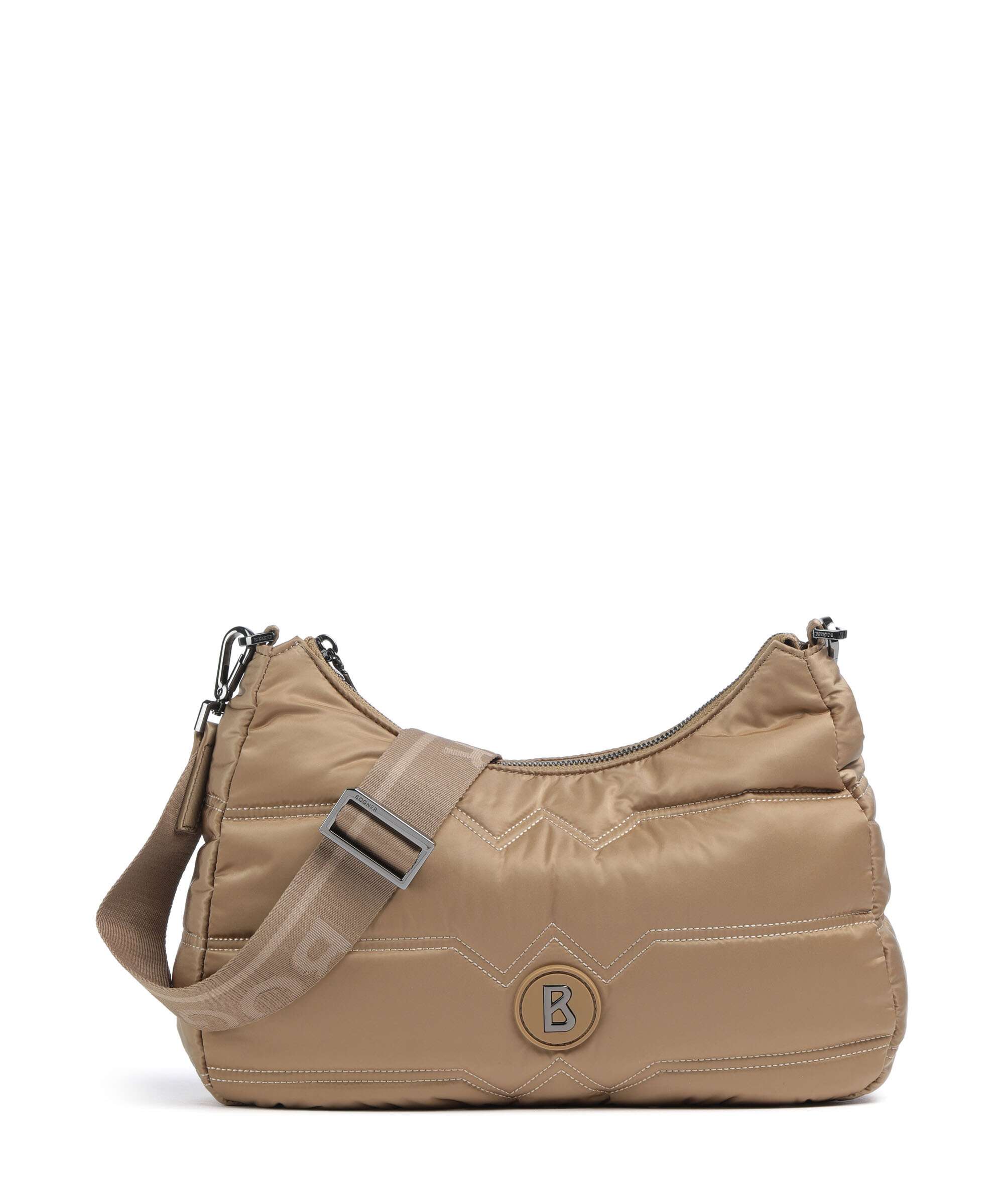 Bogner Wallis Tessuto Odette Torba przez ramię brown sugar