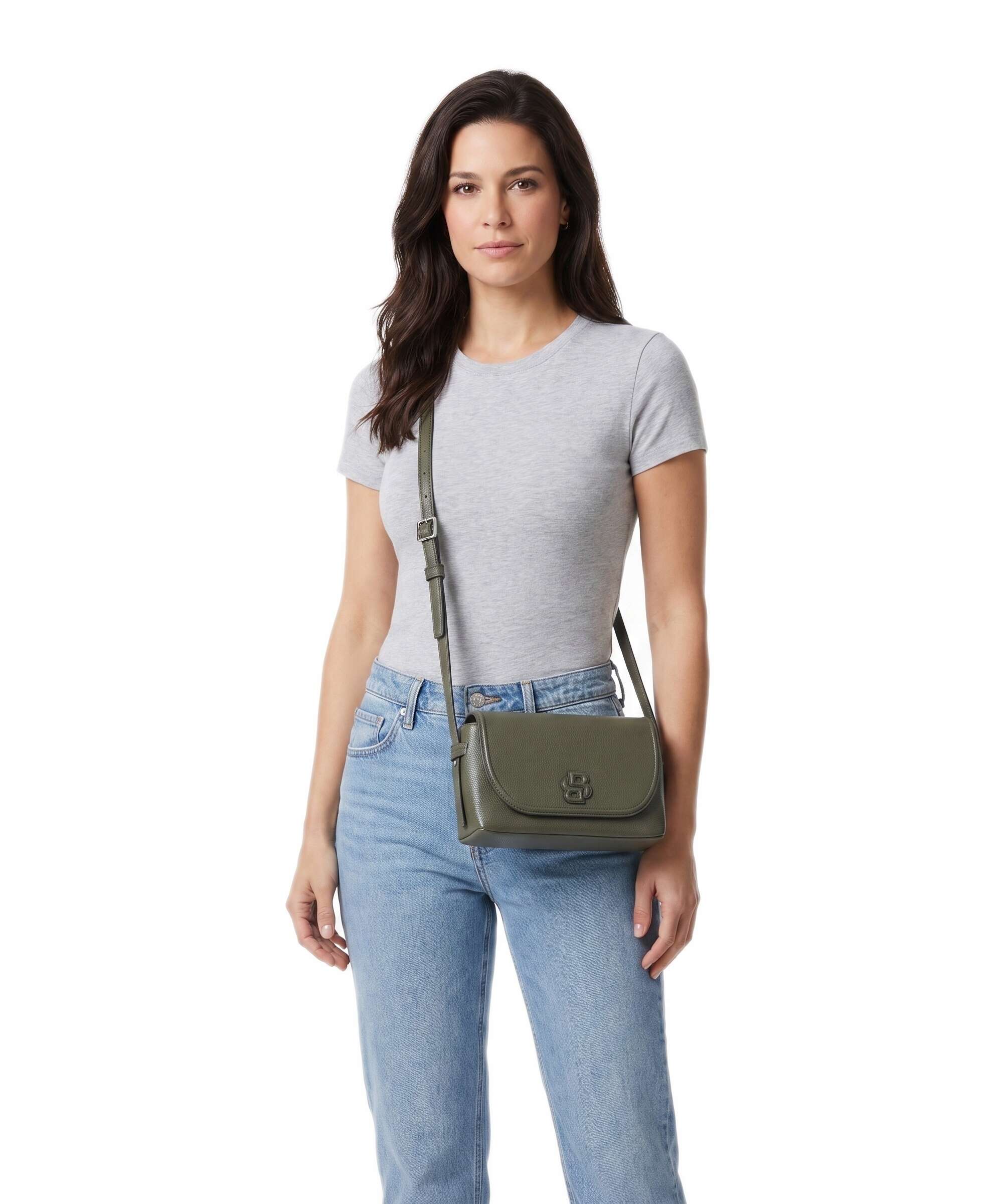 BOSS Anett Torba przez ramię dark green - Image 3