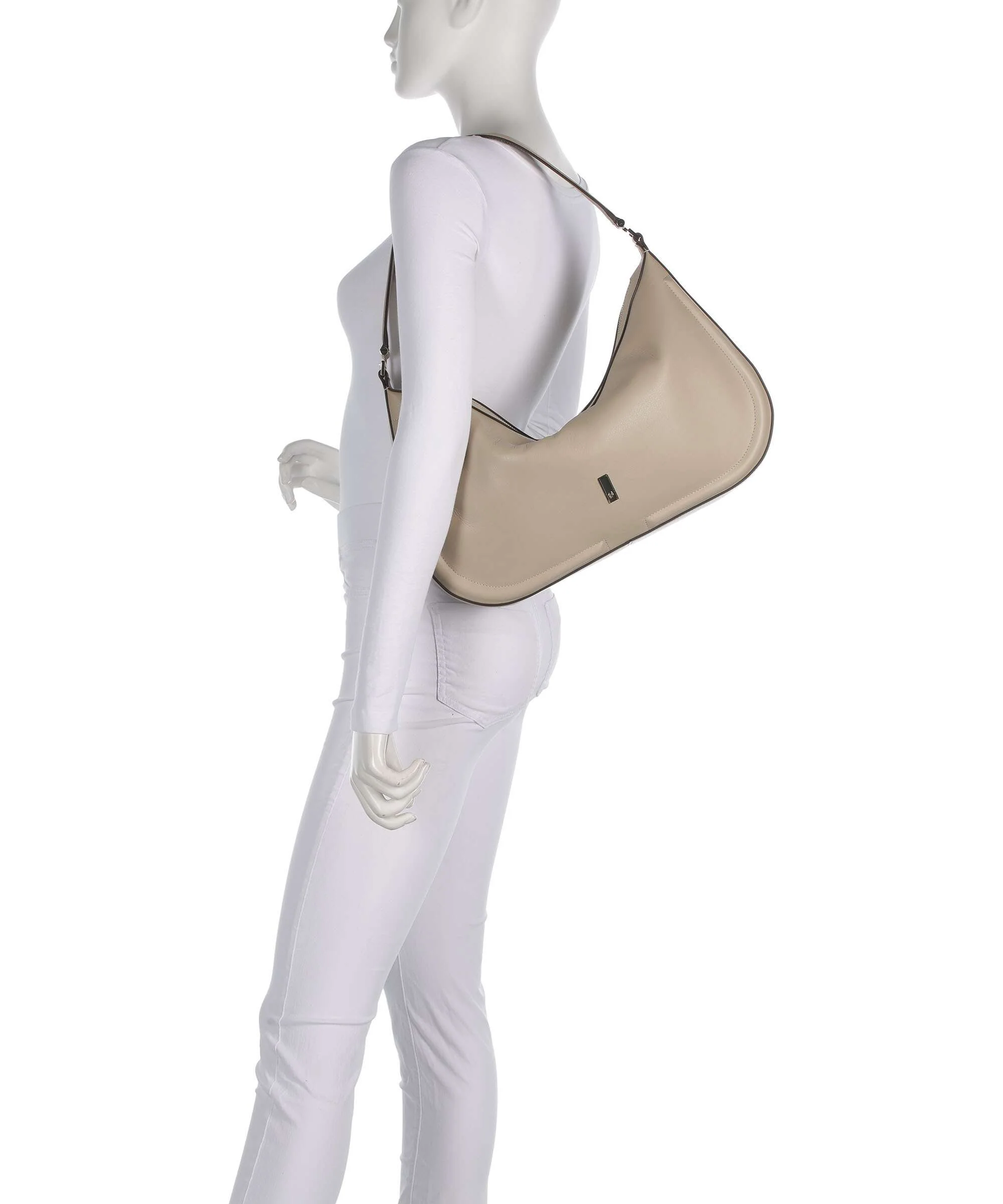 BOSS Ariell M Torebka worek light beige - Image 3
