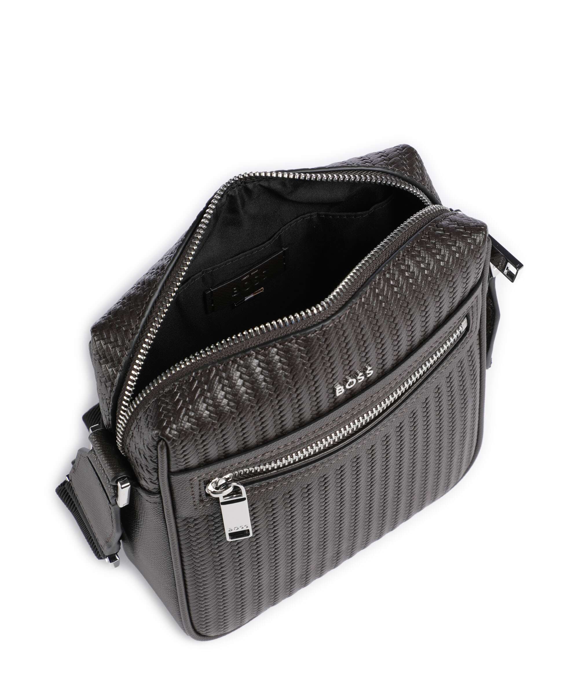 BOSS Daxter Torba przez ramię dark brown - Image 5