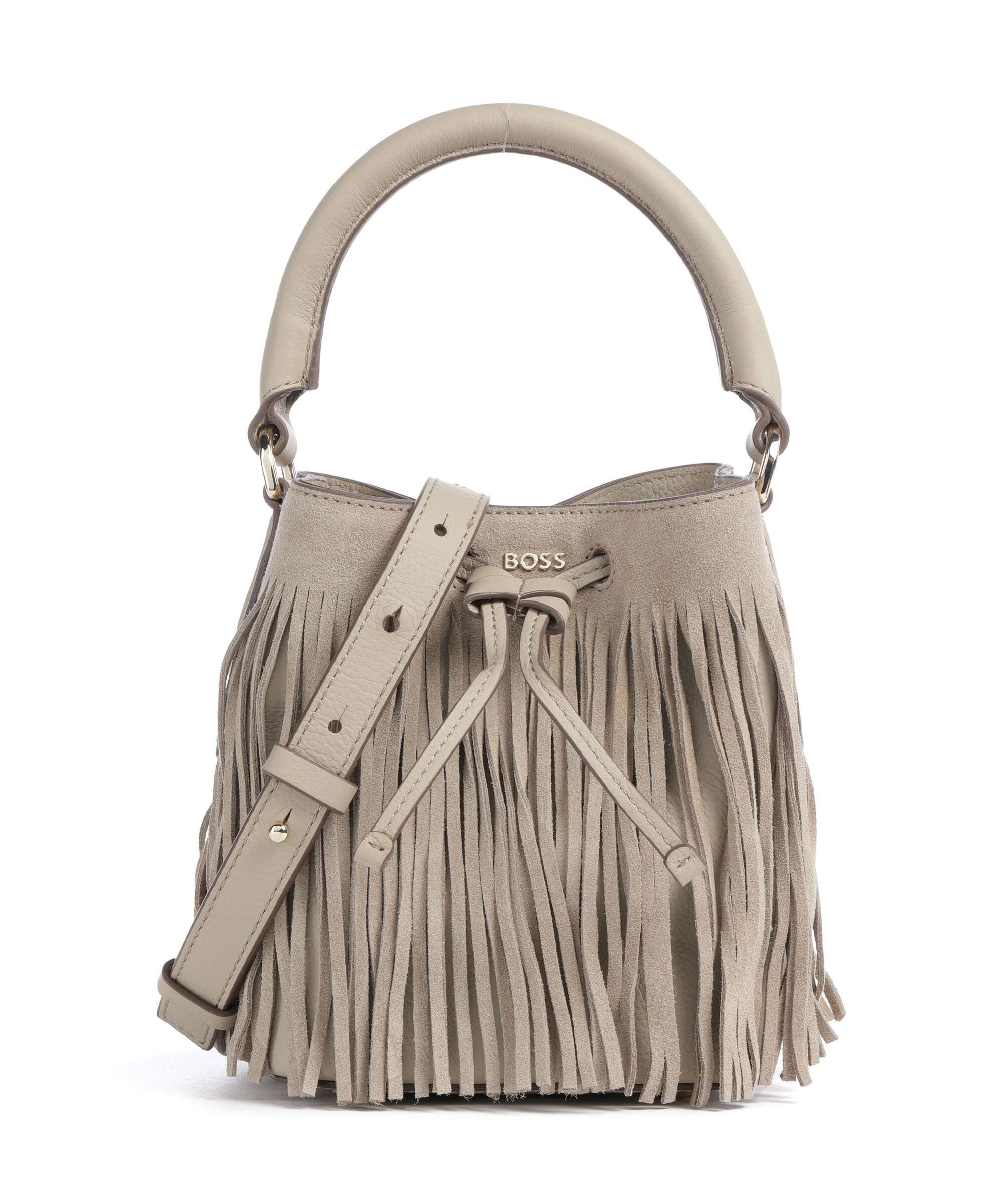 BOSS Lenah Torebka worek light beige
