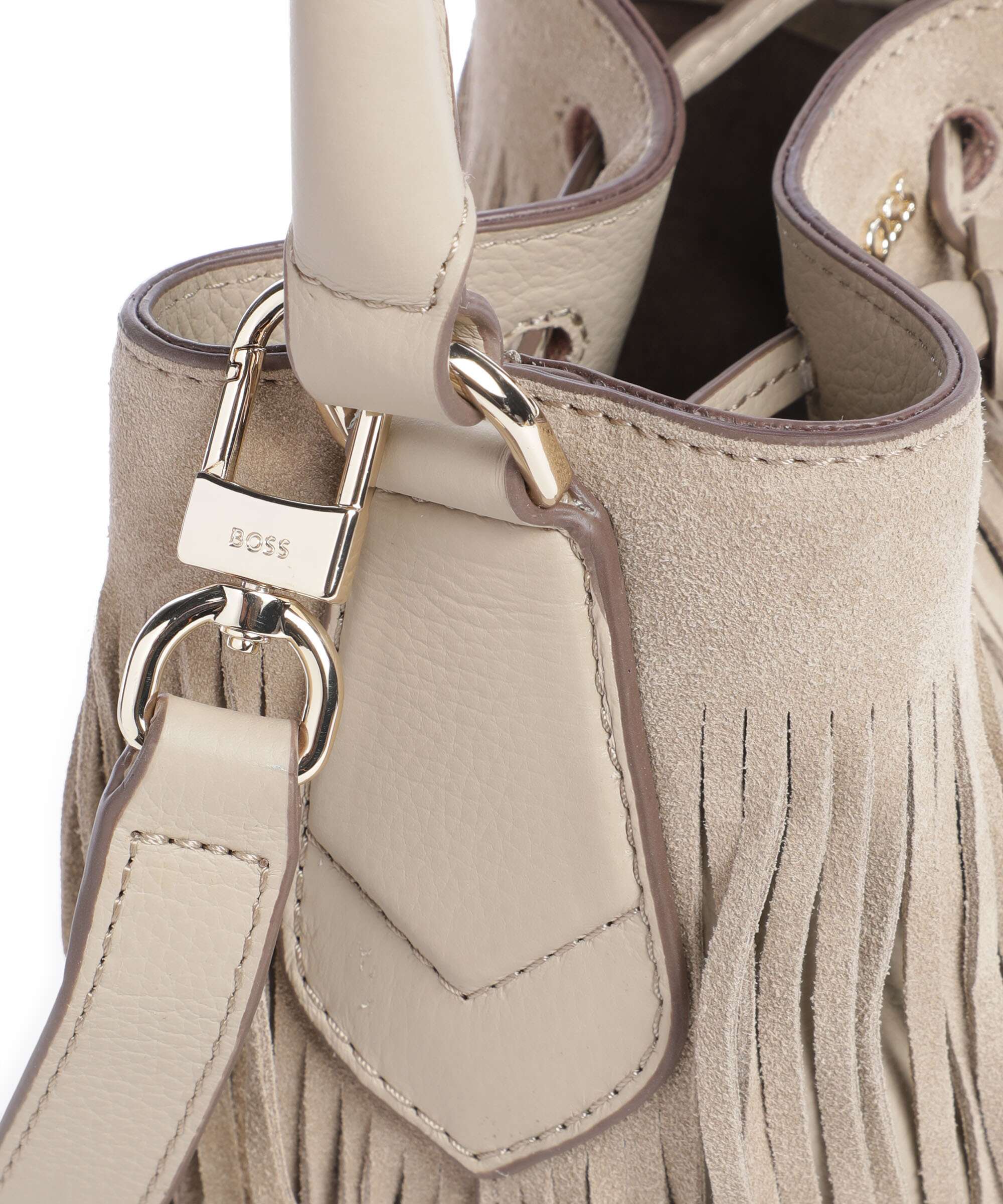 BOSS Lenah Torebka worek light beige - Image 5